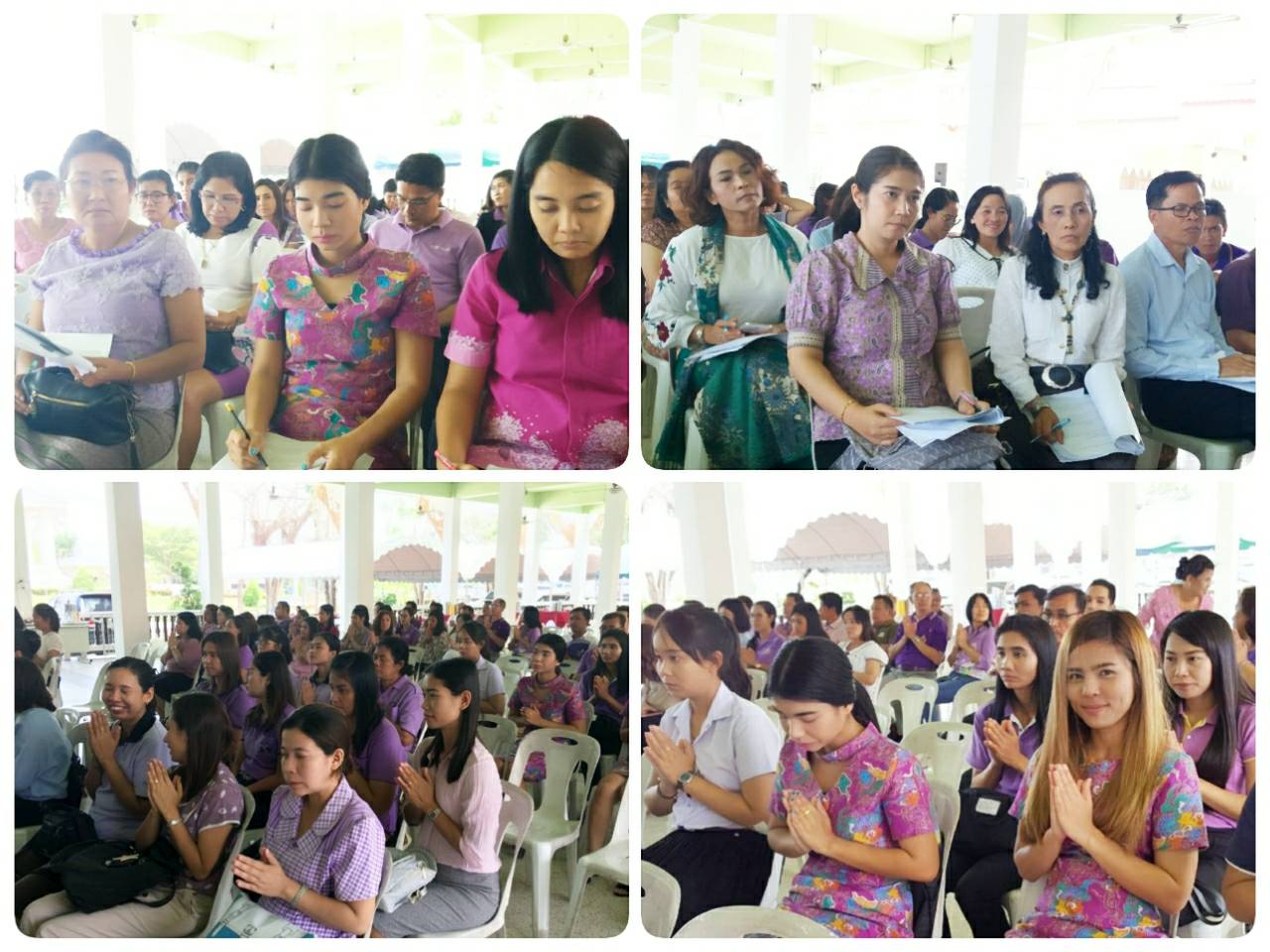 30/03/2561 ทอดผ้าป่าสมทบกองทุนพัฒนาเด็ก