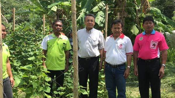 ผู้ว่าราชการจังหวัดสุราษฎร์ธานี เยี่ยมหมู่บ้านเศรษฐกิจพอเพียงบ้านหนองผักหนาม