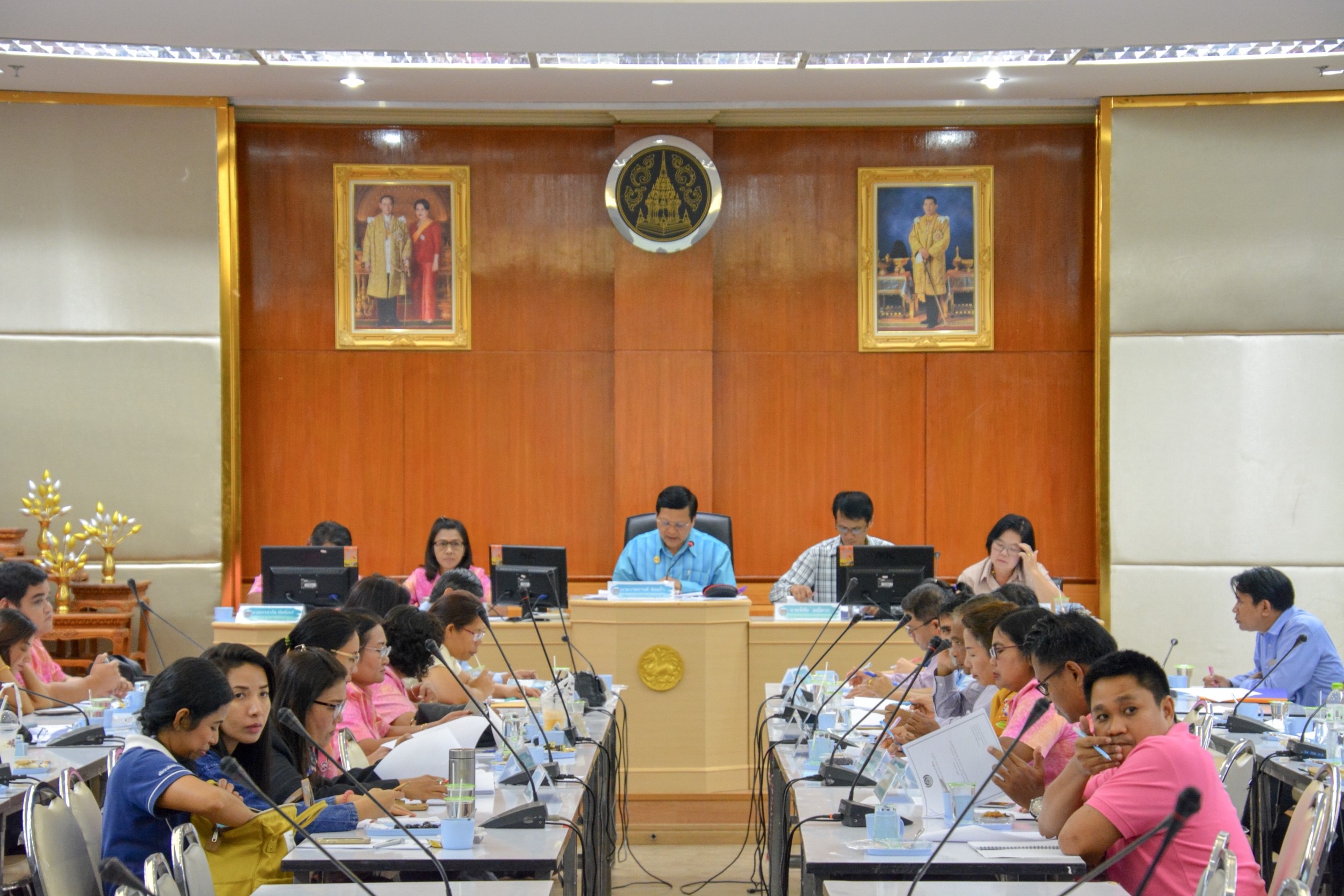 การประชุมประจำเดือน บุคลากร เจ้าหน้าทีพัฒนาชุมชนจังหวัดสุราษฎร์ธานี