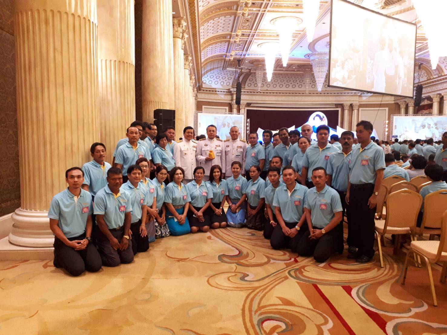 พิธีรับประทานเงินขวัญถุงพระราชทานกองทุนแม่ของแผ่นดิน ประจำปี 2561