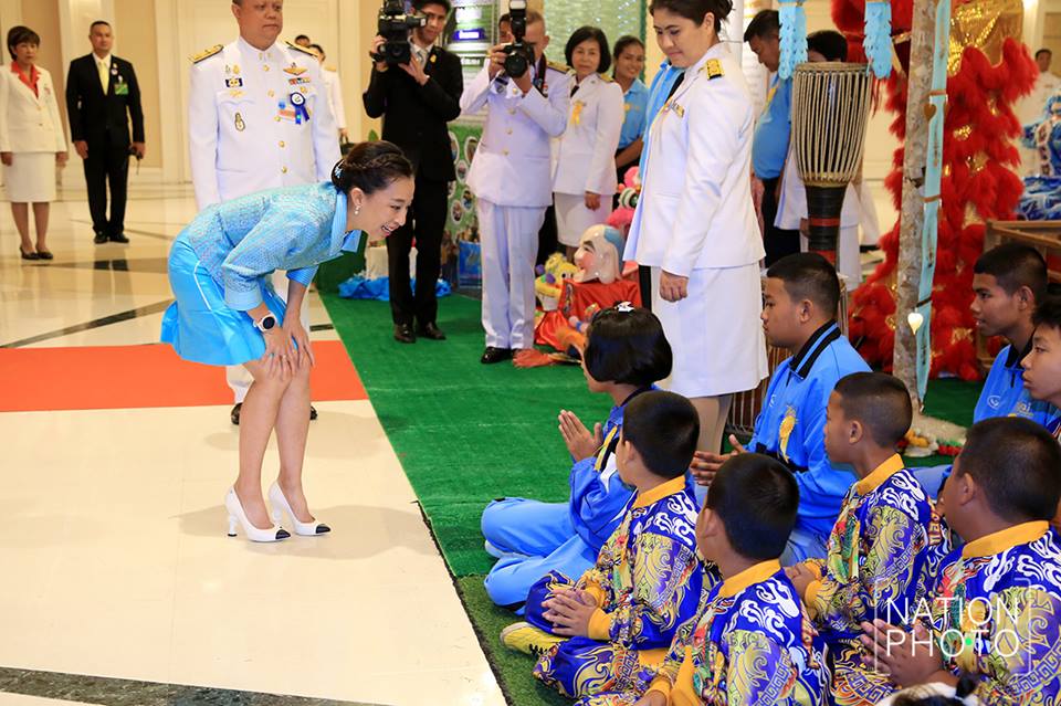 พิธีรับประทานเงินขวัญถุงพระราชทานกองทุนแม่ของแผ่นดิน ประจำปี 2561