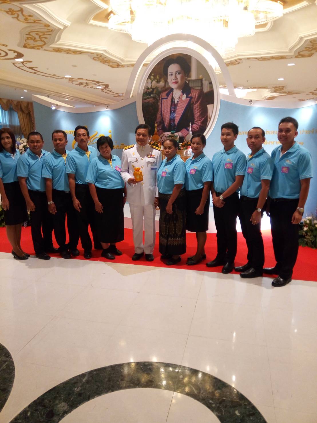 พิธีรับประทานเงินขวัญถุงพระราชทานกองทุนแม่ของแผ่นดิน ประจำปี 2561