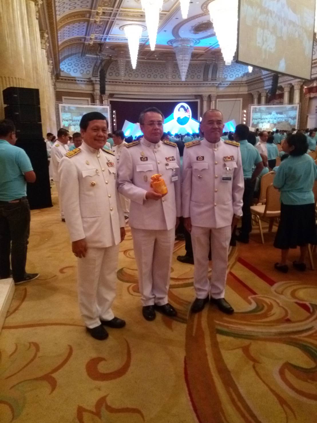 พิธีรับประทานเงินขวัญถุงพระราชทานกองทุนแม่ของแผ่นดิน ประจำปี 2561