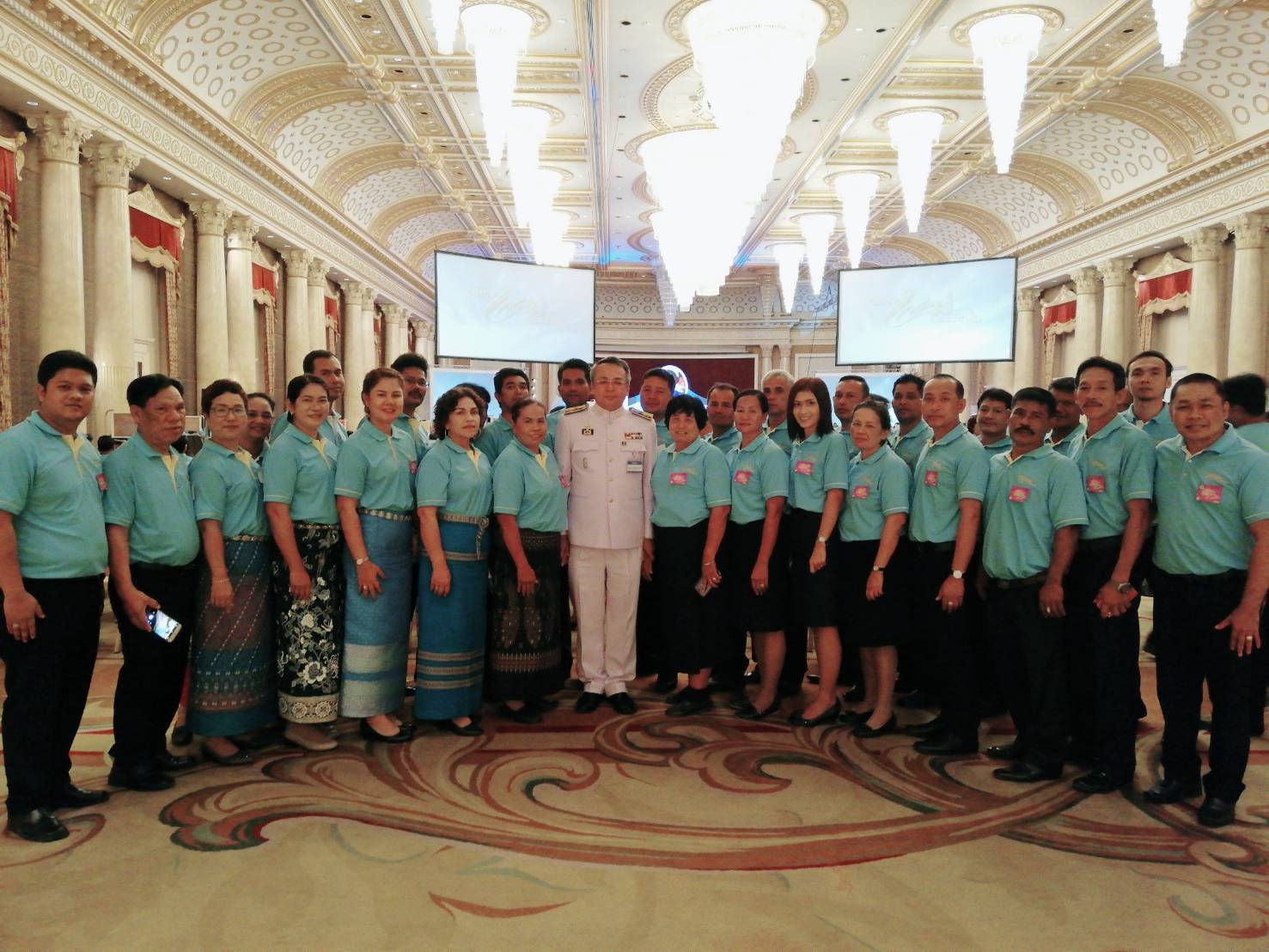 พิธีรับประทานเงินขวัญถุงพระราชทานกองทุนแม่ของแผ่นดิน ประจำปี 2561