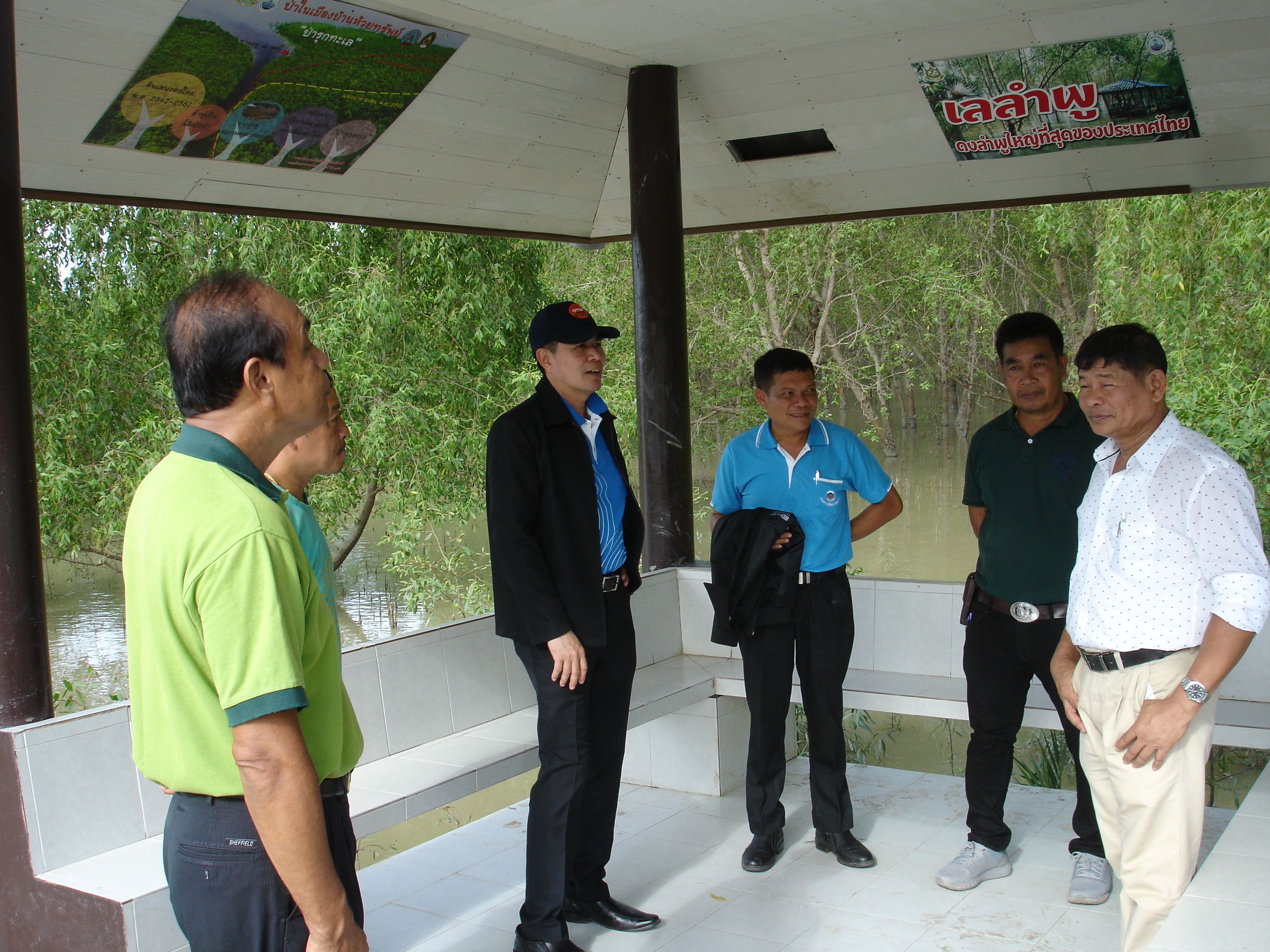 เยี่ยมและติดตามความก้าวหน้าชุมชนท่องเที่ยว OTOP นวัตวิถี บ้านห้วยทรัพย์ ต.ลีเล็ด