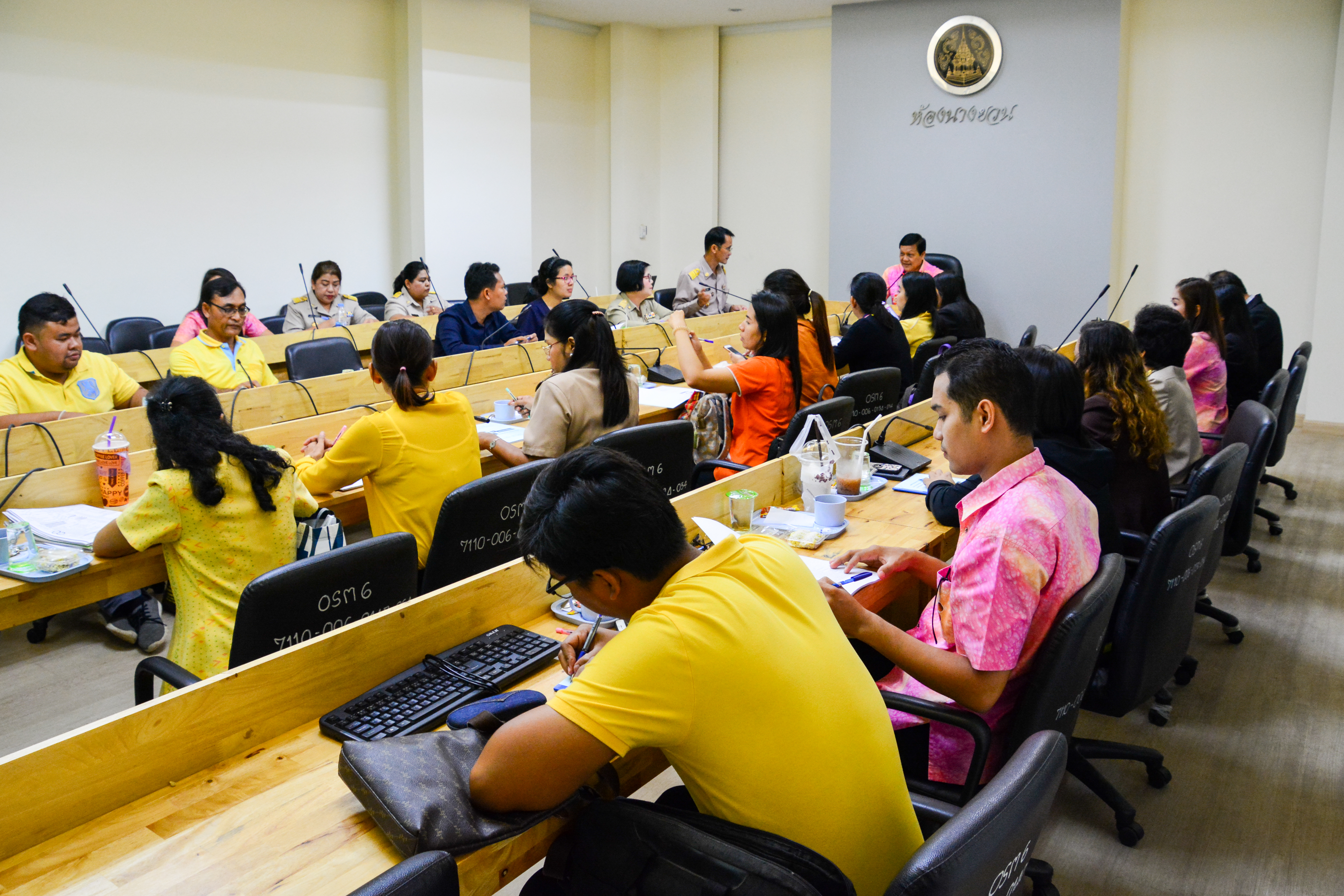 การประชุมเชิงปฏิบัติการเจ้าที่ผู้รับผิดชอบการจัดเก็บข้อมูล จปฐ.ระดับอำเภอ ประจำปี 2562