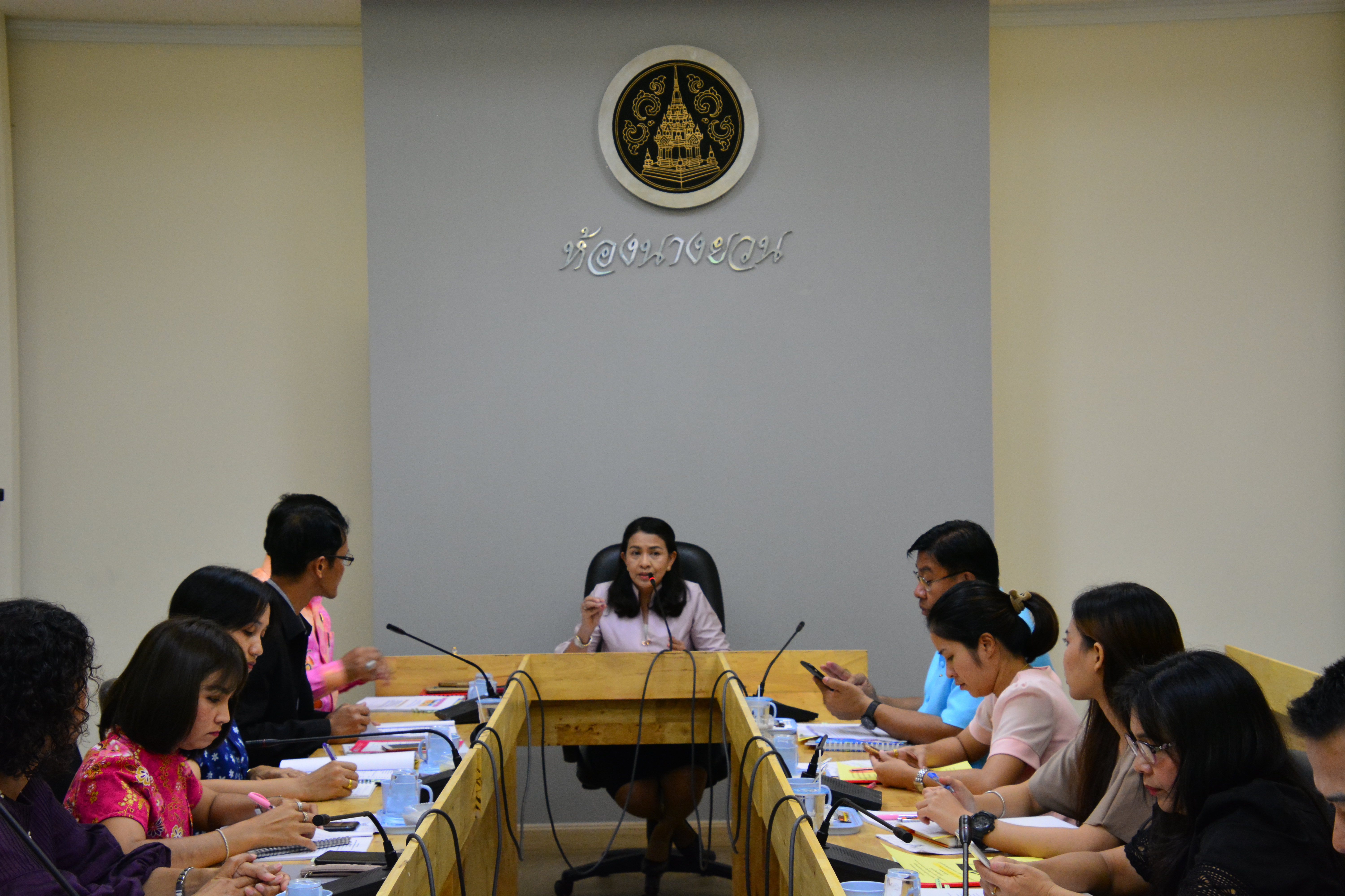 การประชุมคณะทำงานบริหารการจัดเก็บข้อมูล (จปฐ.) และข้อมูล กชช. 2ค จังหวัดสุราษฎร์ธานี