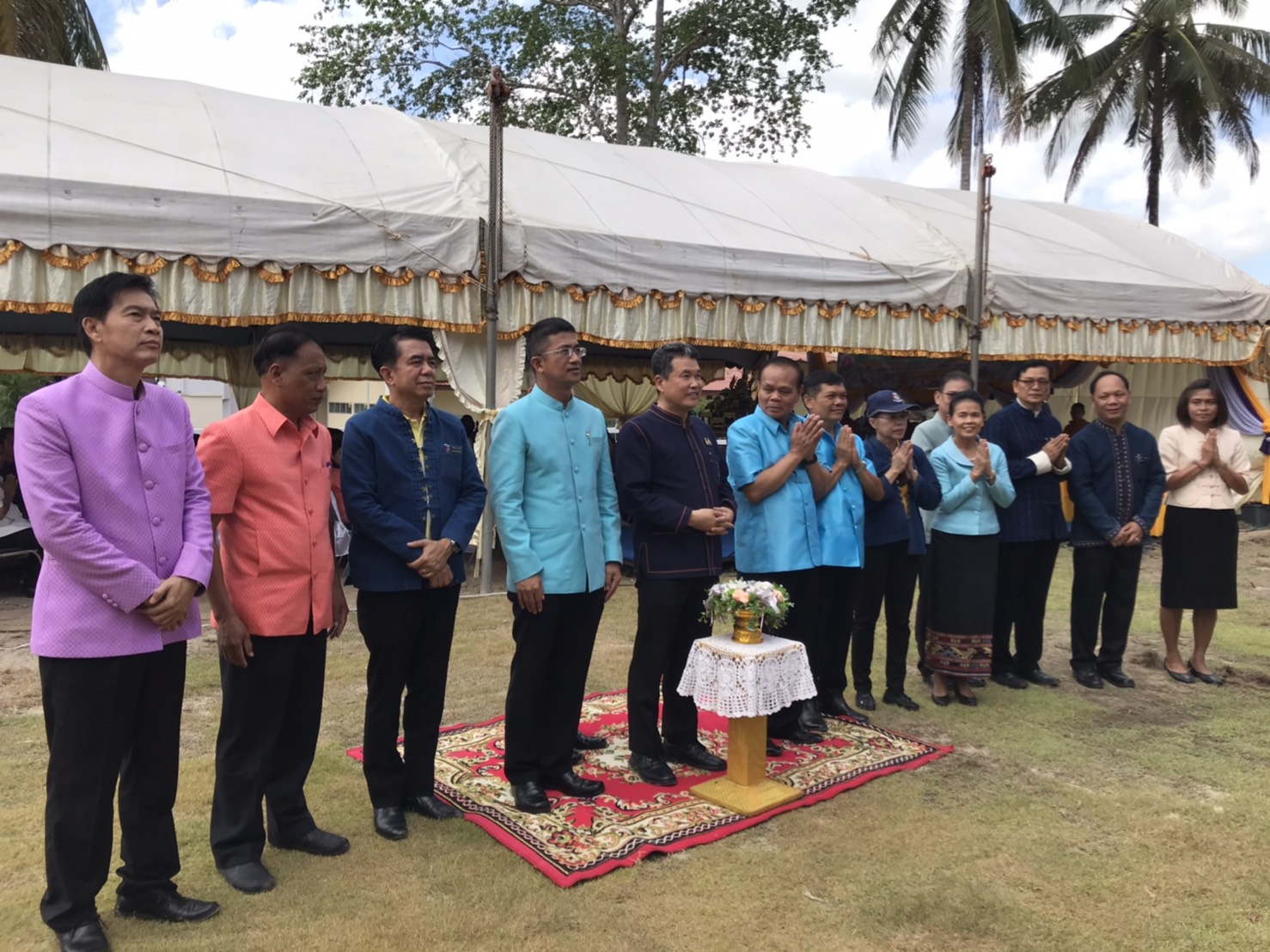 พัฒนาชุมชนจังหวัดสุราษฎร์ธานี ร่วมพิธีเปิดอาคารหอพัก 12 นักษัตร