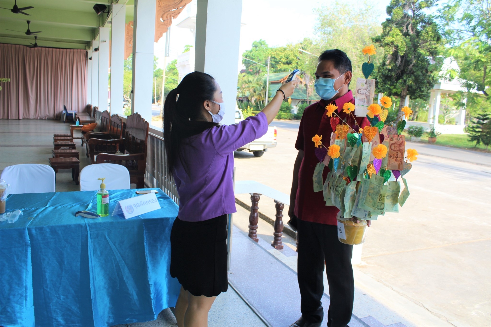 ทอดผ้าป่ากองทุนพัฒนาเด็กชนบทฯ ประจำปี 2563