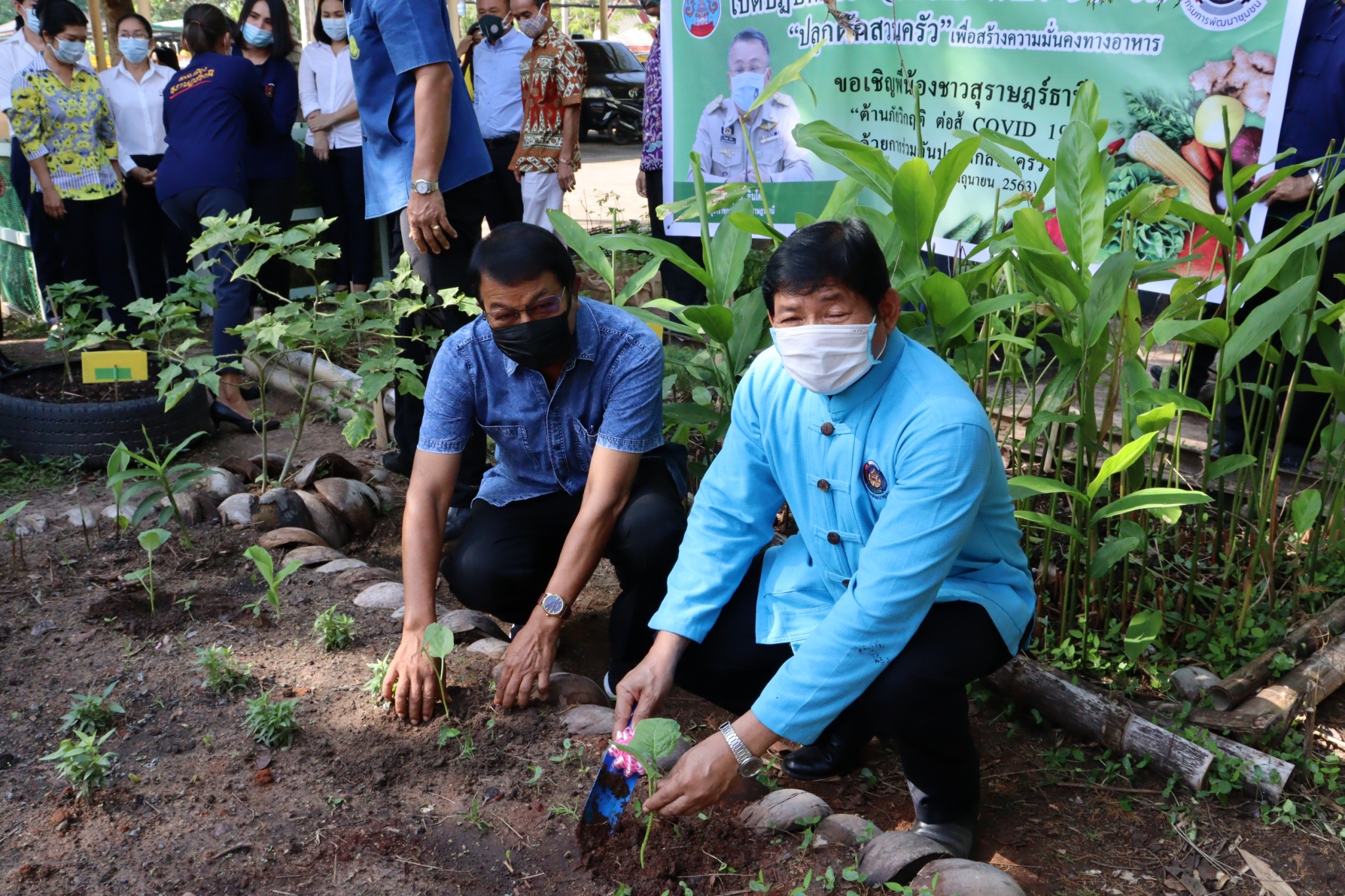 เปิดปฏิบัติการ QUICK WIN 90 วัน “ปลูกผักสวนครัว” เพื่อสร้างความมั่นคงทางอาหาร ต้านภัยวิกฤต ต่อสู้ COVID 19 ด้วยการร่วมกันปลูกผักสวนครัว