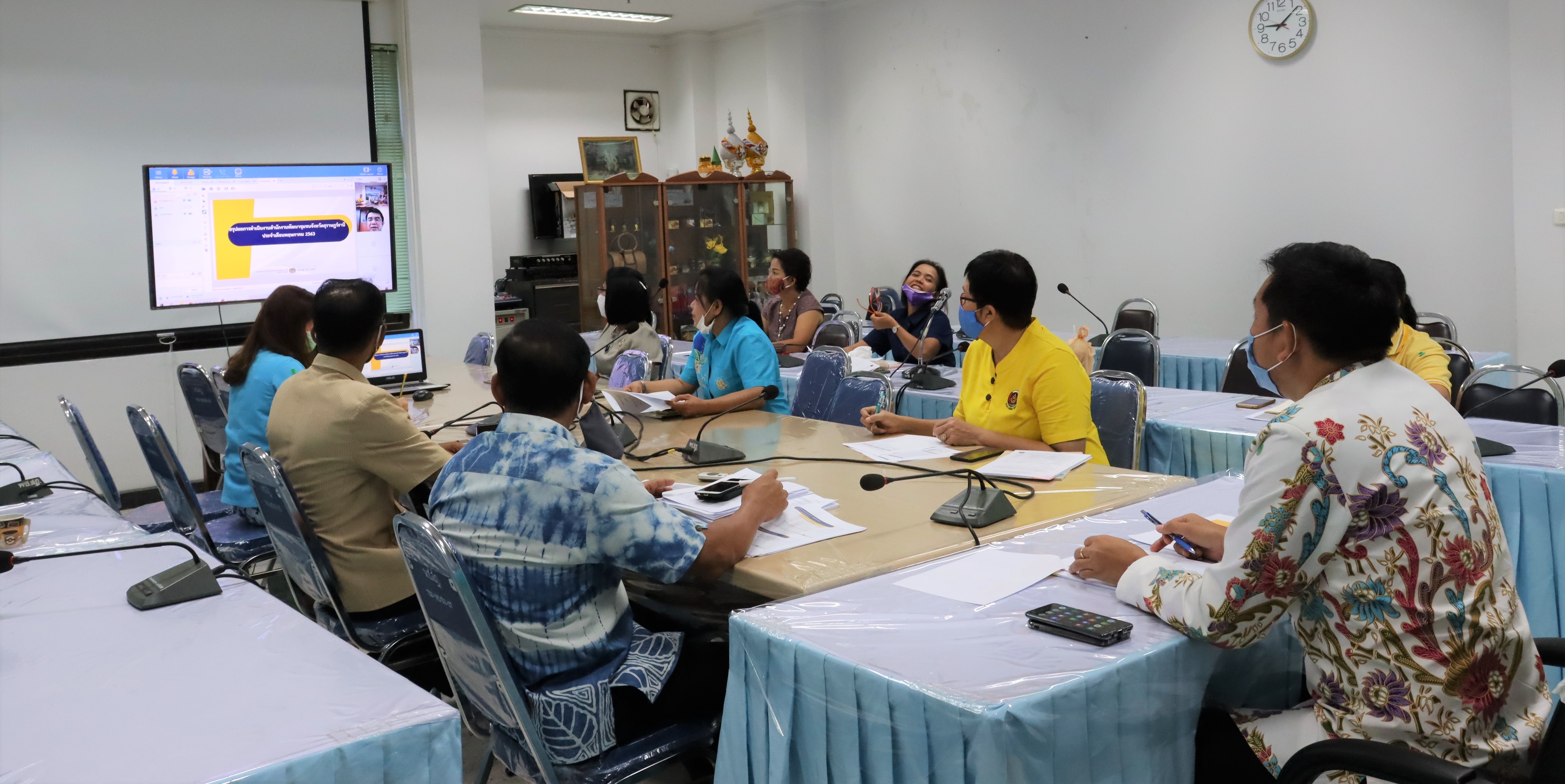 พจ.สุราษฎร์ธานี รายงานผลการดำเนินงาน ผ่านระบบ Sessioncall