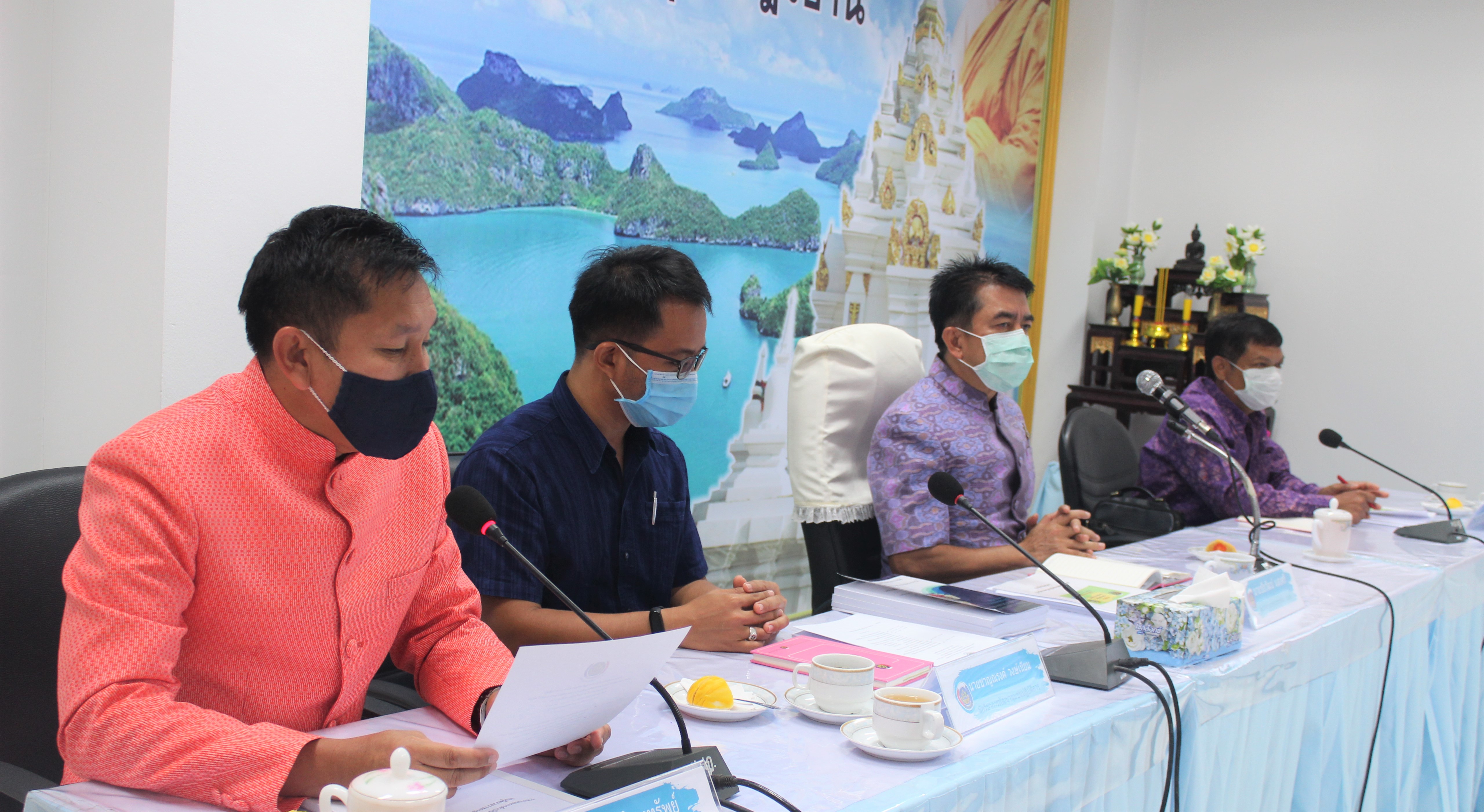 นายชัยวัฒน์ แสงศรี  ผู้ตรวจราชการกรมการพัฒนาชุมชนและคณะ ลงพื้นที่จังหวัดสุราษฎร์ธานี