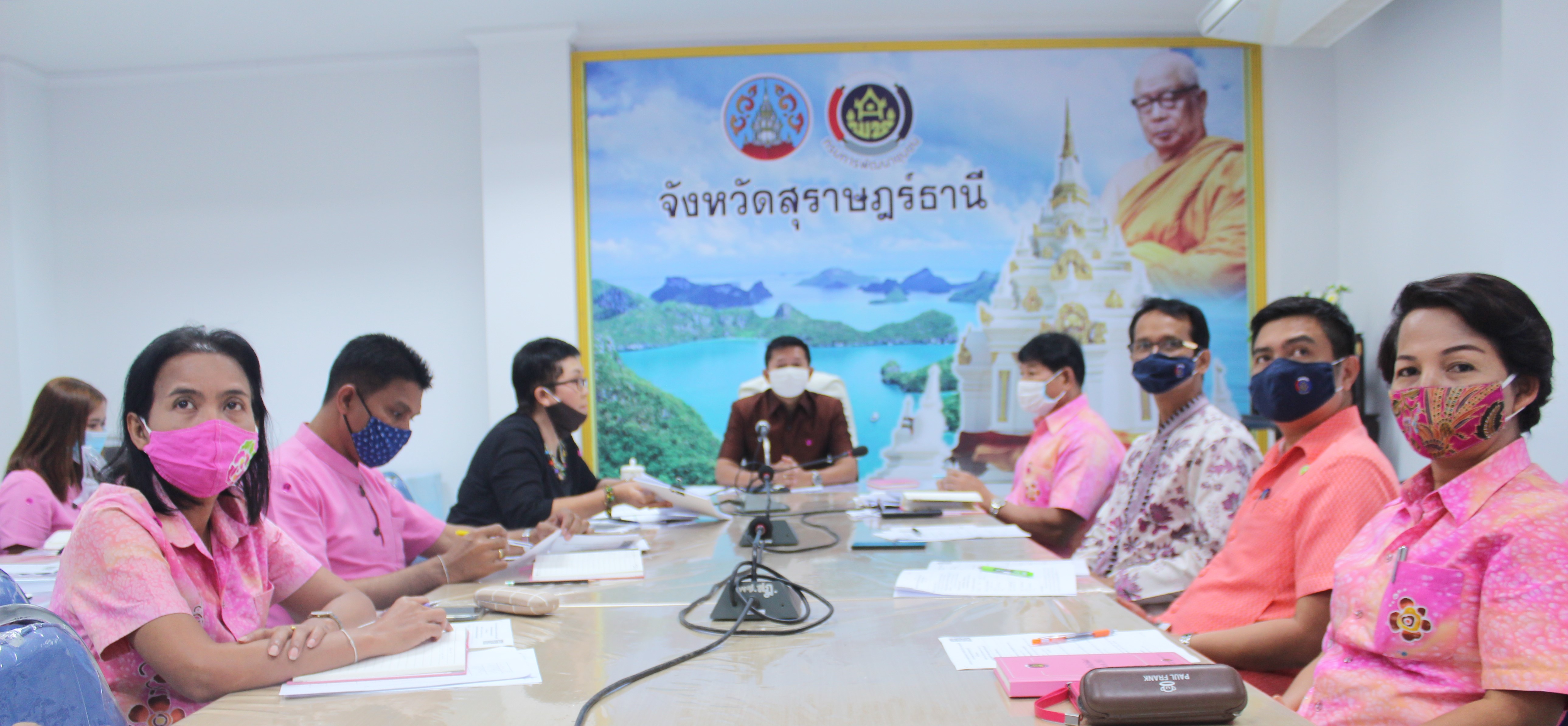 พัฒนาชุมชนจังหวัดสุราษฎร์ธานี  ติวเข้มงาน พร้อม Monitor พื้นที่