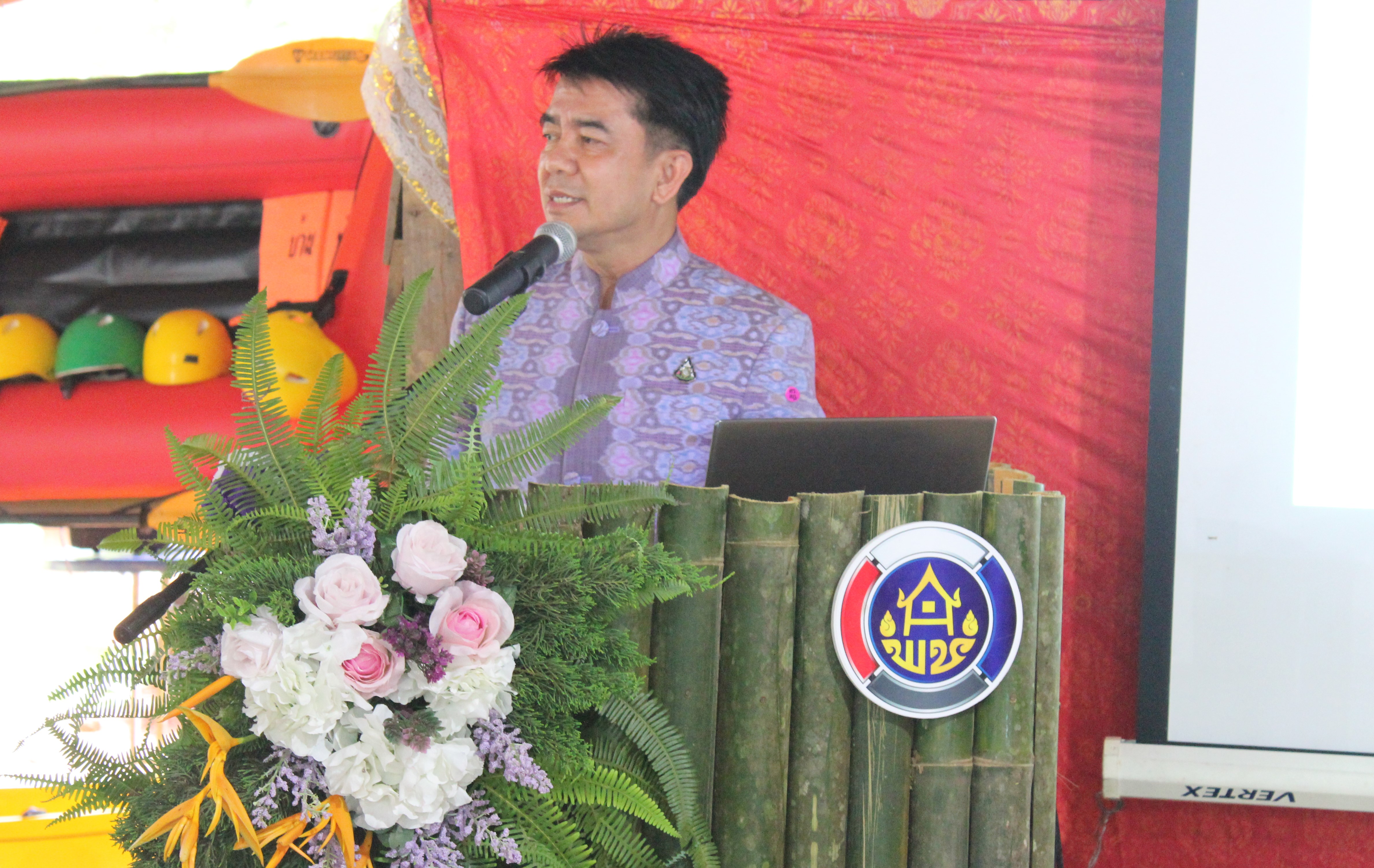 นายชัยวัฒน์ แสงศรี  ผู้ตรวจราชการกรมการพัฒนาชุมชนและคณะ ลงพื้นที่จังหวัดสุราษฎร์ธานี