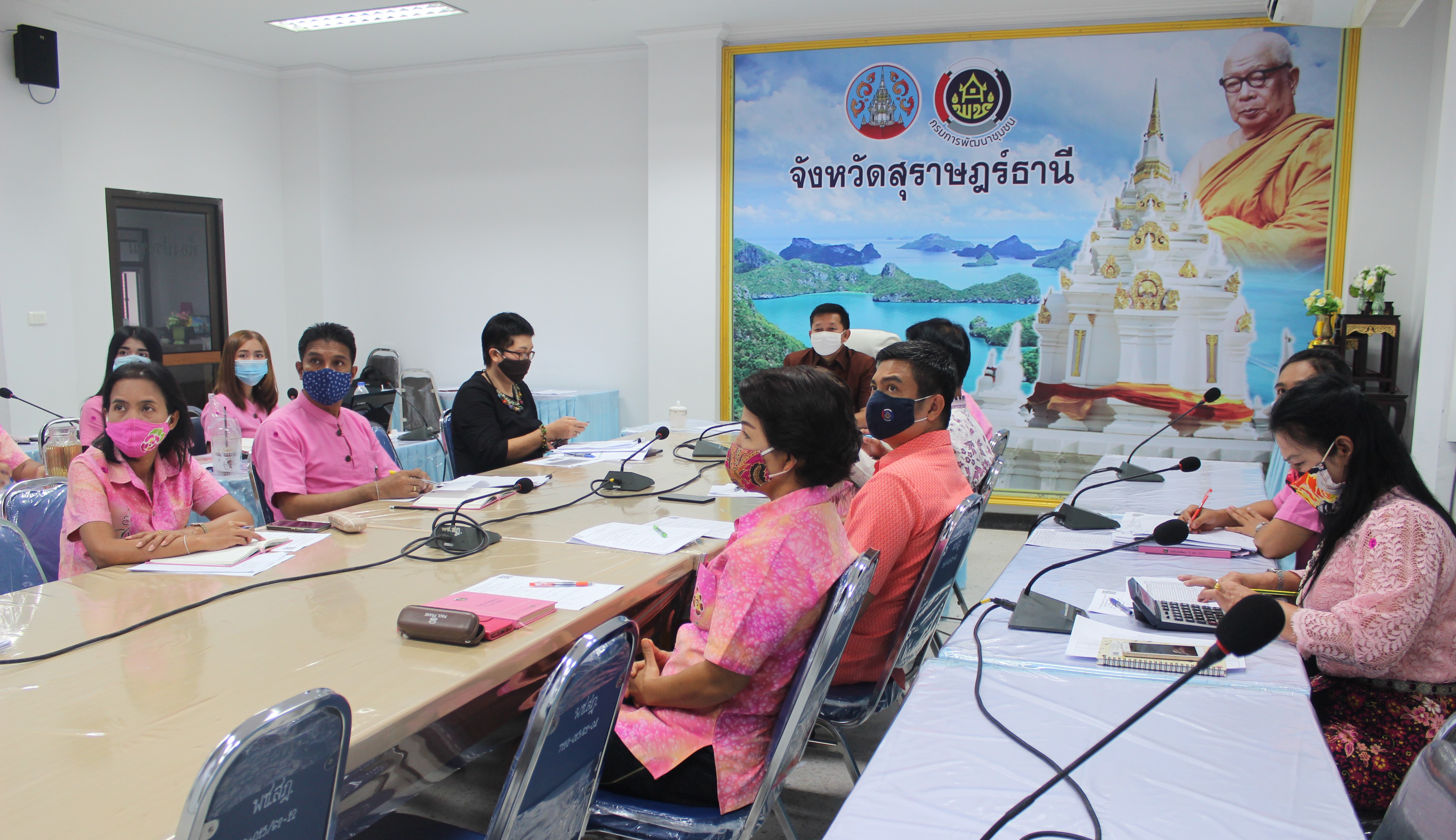 พัฒนาชุมชนจังหวัดสุราษฎร์ธานี  ติวเข้มงาน พร้อม Monitor พื้นที่