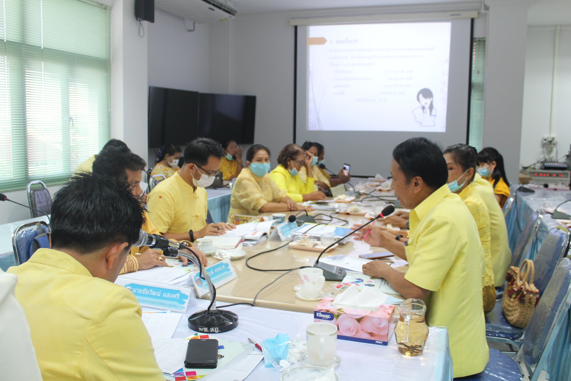 นายชัยวัฒน์ แสงศรี ผู้ตรวจราชการกรมการพัฒนาชุมชน ลงพื้นที่จังหวัดสุราษฎร์ธานี