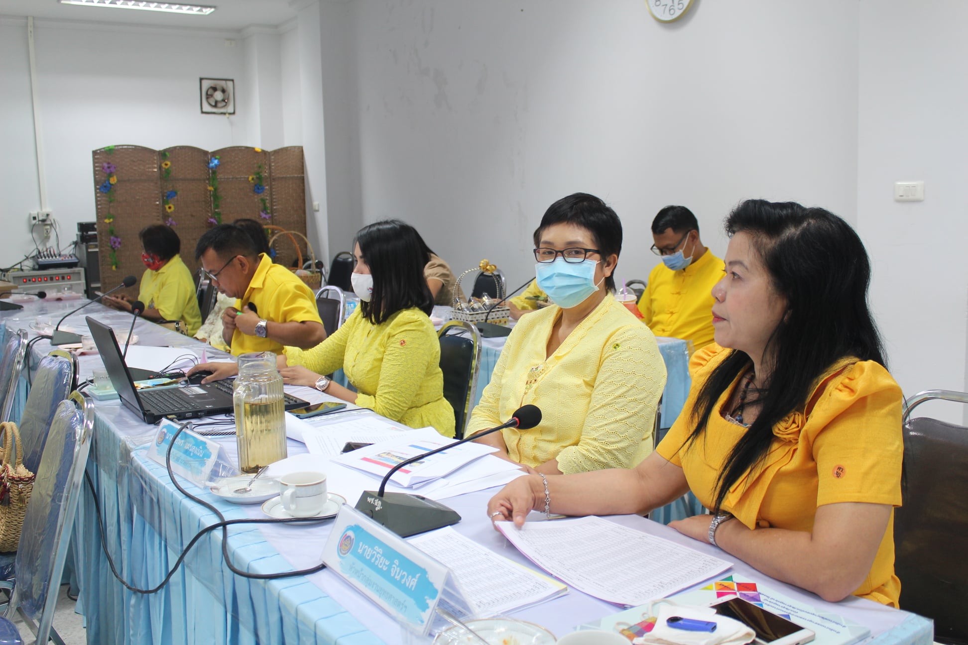 นายชัยวัฒน์ แสงศรี ผู้ตรวจราชการกรมการพัฒนาชุมชน ลงพื้นที่จังหวัดสุราษฎร์ธานี