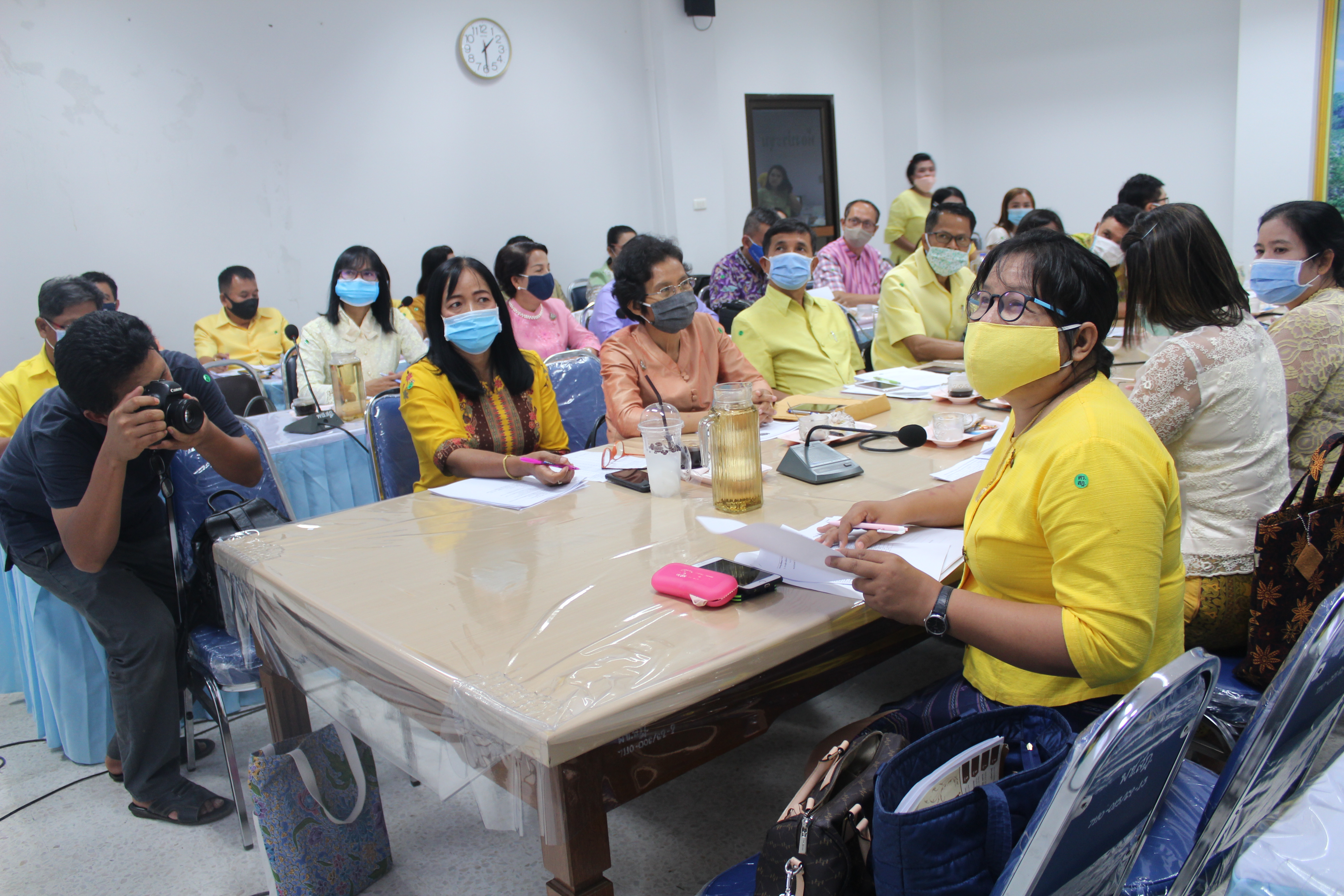 พัฒนาชุมชนจังหวัดสุราษฎร์ธานี  ประชุมประจำเดือนหัวหน้ากลุ่มงาน หัวหน้าฝ่าย พัฒนาการอำเภอ และนักวิชาการพัฒนาชุมชน  ครั้งที่ 7/2563