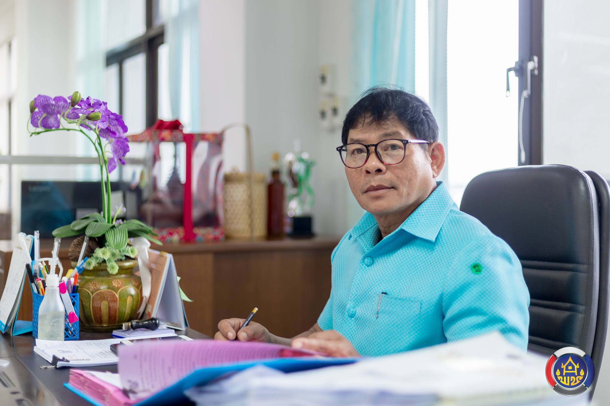 พช.สุราษฎร์ธานี เรียบง่าย สไตล์ผ้าไทย