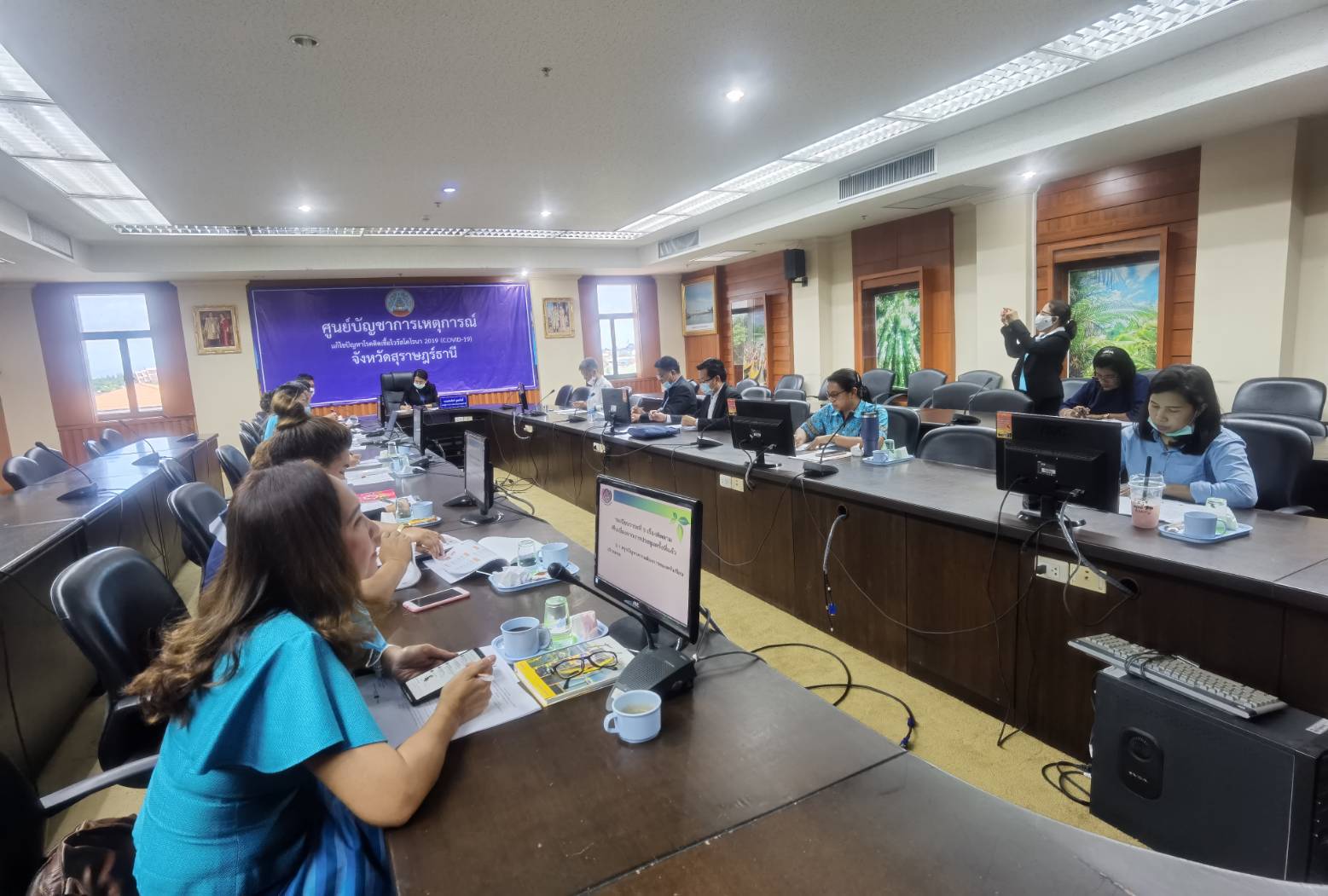 ประชุมคณะกรรมการแก้ไขปัญหาและพัฒนาคุณภาพชีวิตครัวเรือนแบบบูรณาการเชิงพื้นที่ภายใต้โครงการพัฒนากระบวนการแก้ไขปัญหาความยากจน