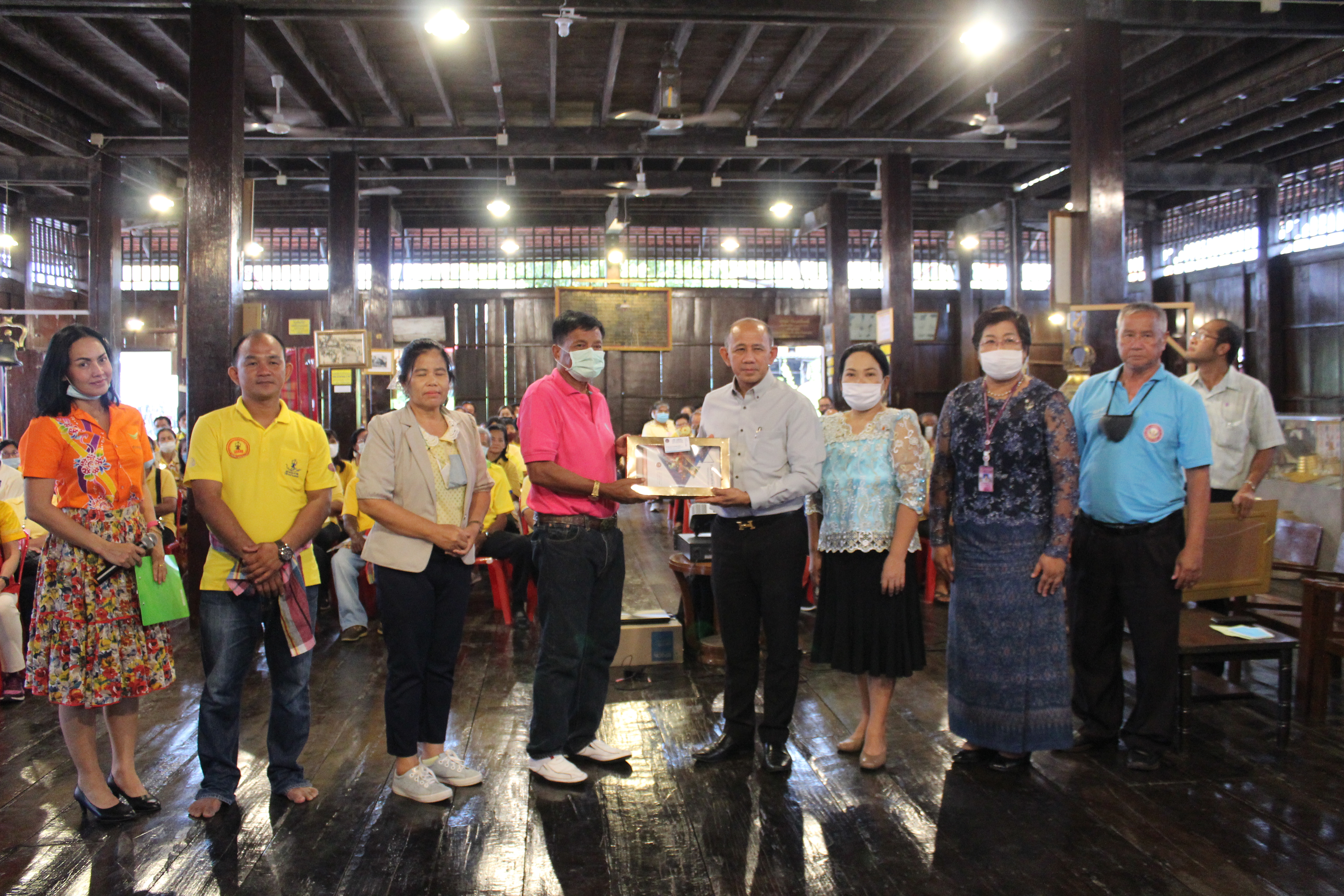 พช.สุราษฎร์ธานี ร่วมต้อนรับคณะผู้นำชุมชนเทศบาลตำบลจอมบึง จังหวัดราชบุรี