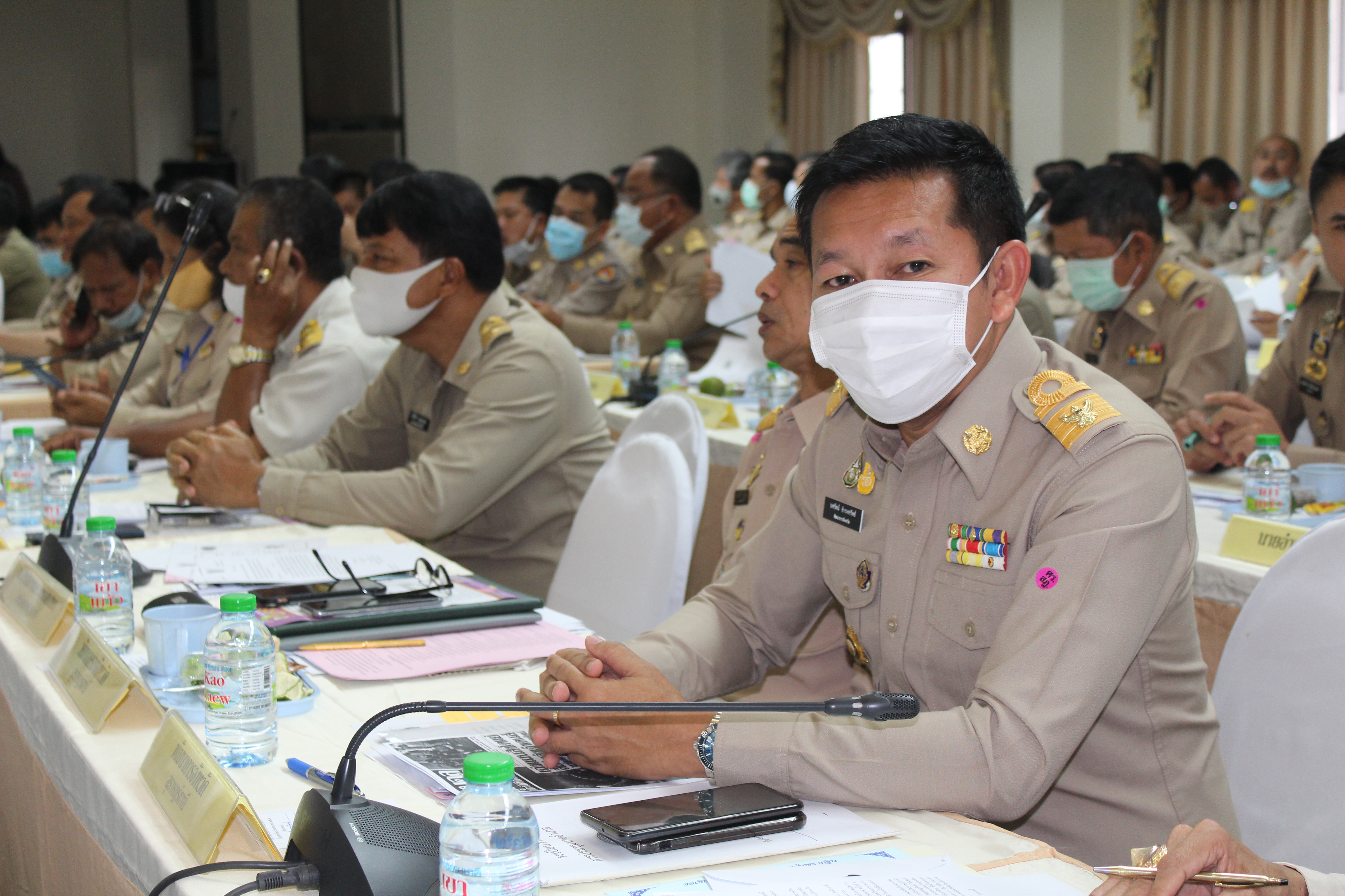 พจ.สุราษฎร์ธานี ร่วมประชุมหัวหน้าส่วนราชการประจำจังหวัดสุราษฎร์ธานีประจำเดือน กันยายน 2563
