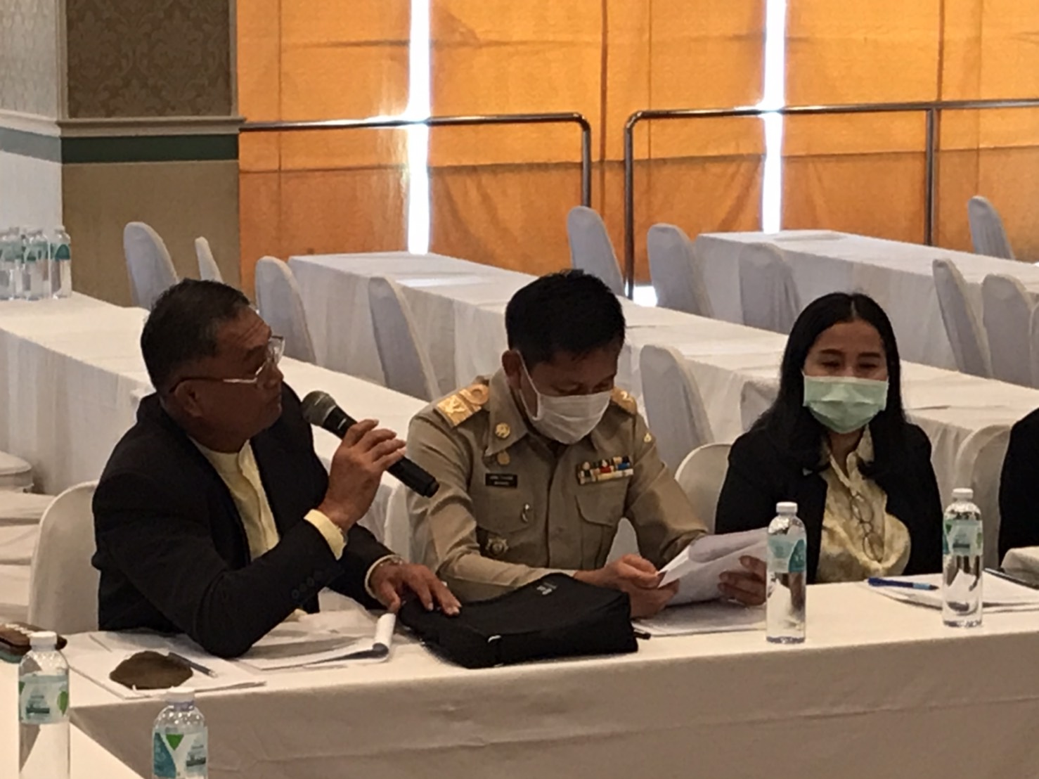 พจ.สุราษฎร์ธานี  ร่วมประชุมคณะกรรมการบริหารงานจังหวัดแบบบูรณาการ (ก.บ.จ.สฎ)