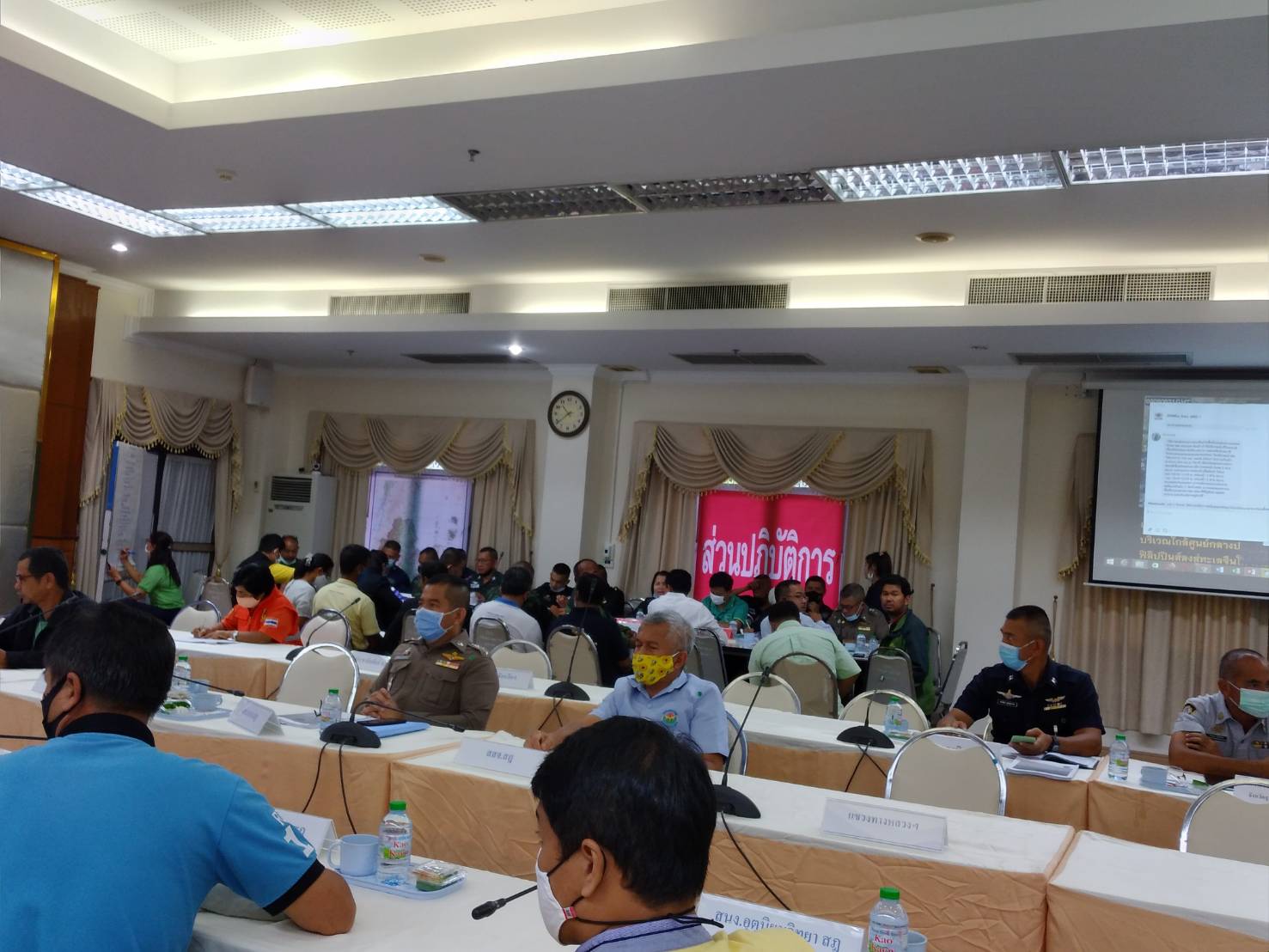 พช.สุราษฎร์ธานี ร่วมฝึกการป้องกันและบรรเทาสาธารณภัยแห่งชาติ (ส่วนหน้า) ประจำปี 2563
