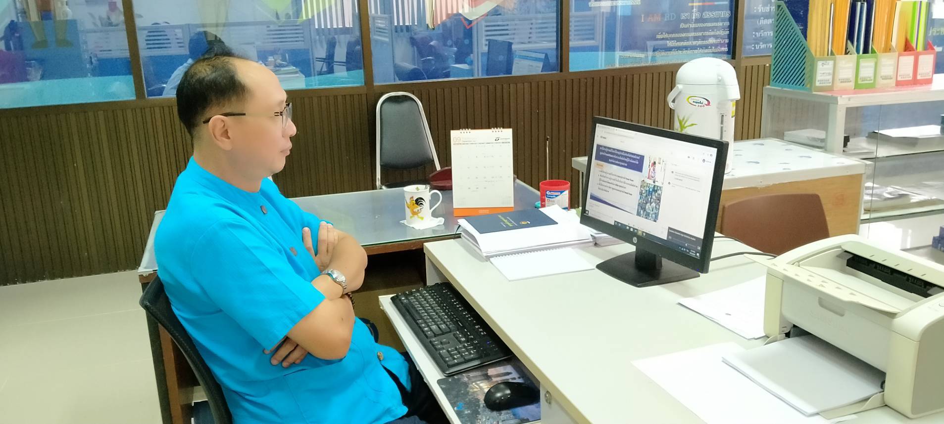 พช.สุราษฎร์ธานี เตรียมพร้อมตรวจสอบสิทธิ์การใช้งานอินเทอร์เน็ต