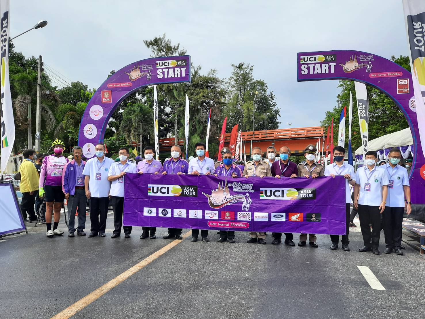 รมช.สาธารณสุข เปิดการแข่งขันจักรยานทางไกลนานาชาติเฉลิมพระเกียรติ สเตจที่ 3