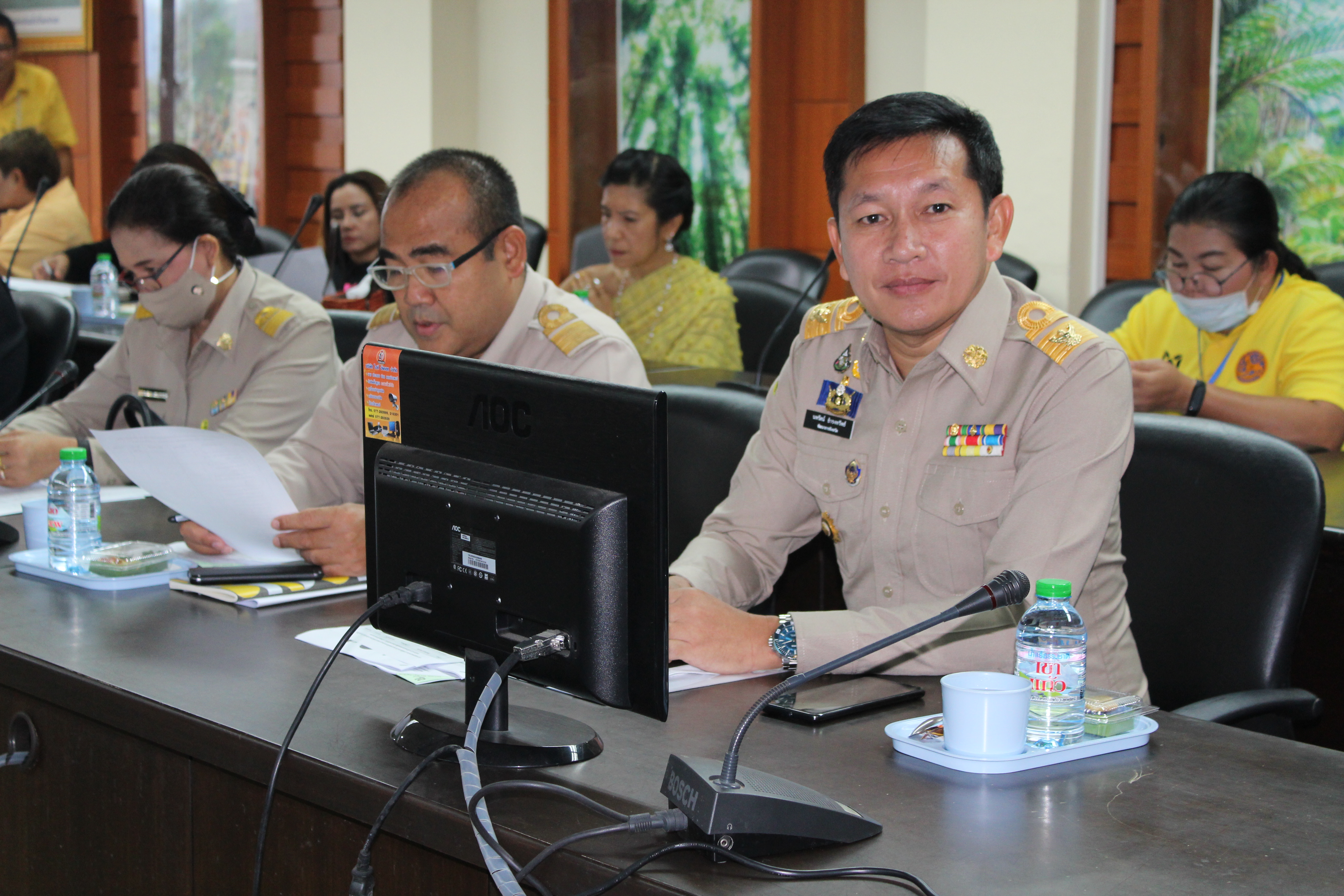 พจ.สุราษฎร์ธานี  ร่วมประชุมเตรียมความพร้อมต้อนรับคณะกรรมการพิจารณาจังหวัดเจ้าภาพกีฬาระดับชาติ