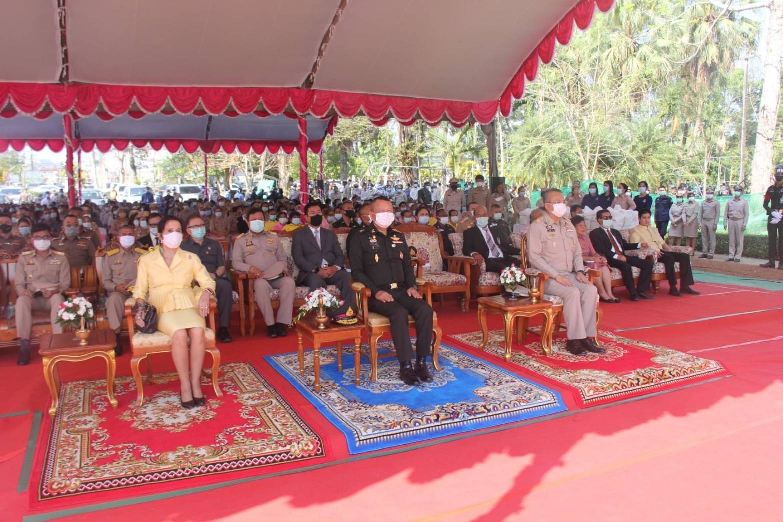 สำนักงานพัฒนาชุมชนสุราษฎร์ธานี ร่วมพิธี “วันวิภาวดีรังสิต” ประจำปี 2564