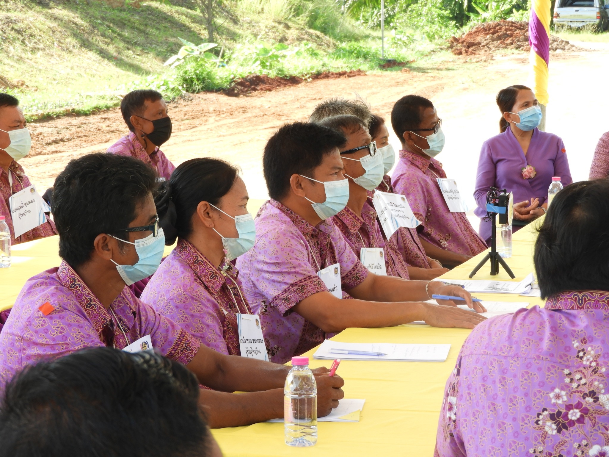 พช. สุราษฎร์ธานี ร่วมให้กำลังใจ ผู้นำการเปลี่ยนแปลงตำบลบางสวรรค์ อำเภอพระแสง สู่การแชมป์ Best of the Best ตามโครงการเสริมสร้างและพัฒนาผู้นำการเปลี่ยนแปลง