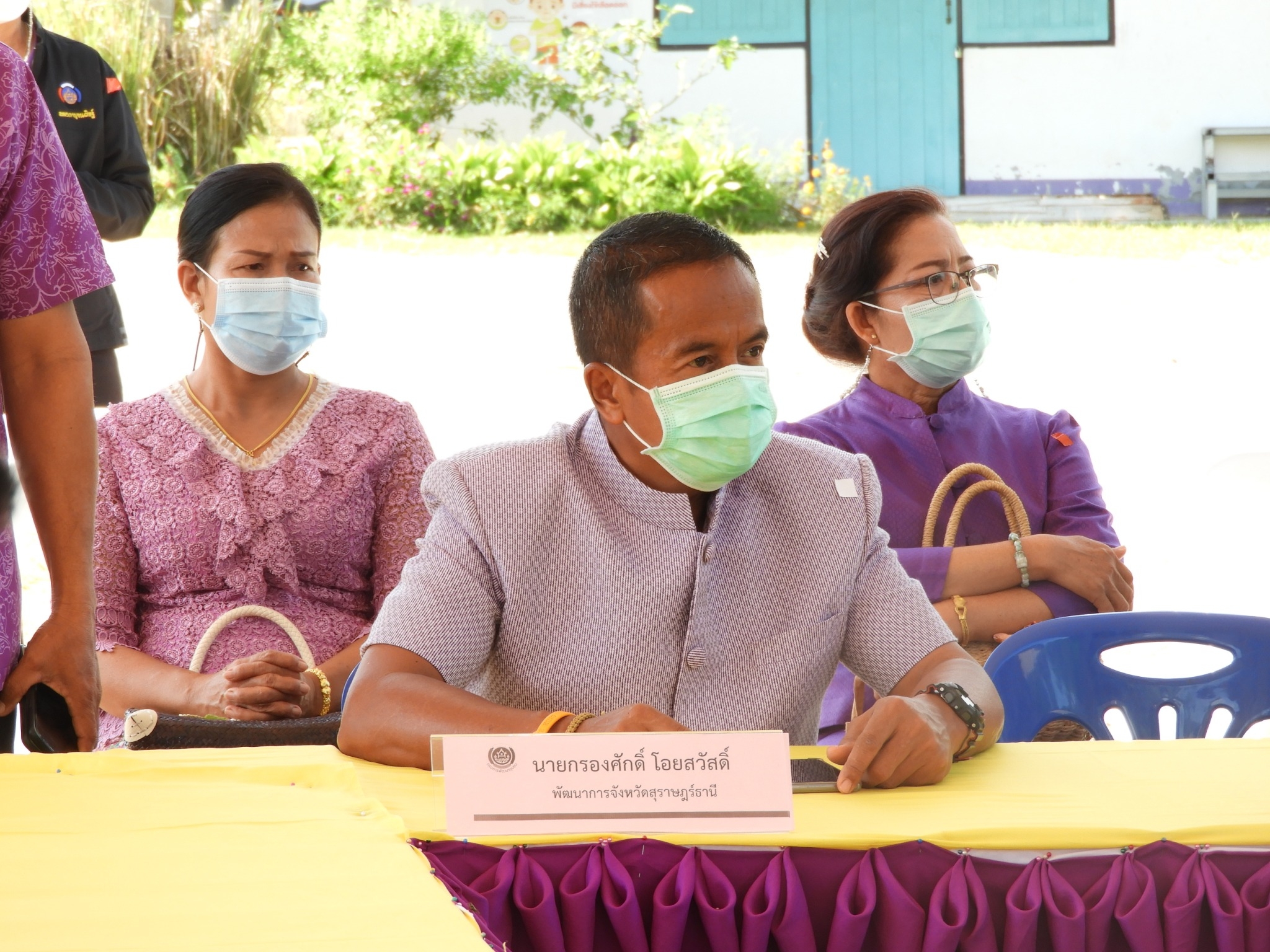 พช. สุราษฎร์ธานี ร่วมให้กำลังใจ ผู้นำการเปลี่ยนแปลงตำบลบางสวรรค์ อำเภอพระแสง สู่การแชมป์ Best of the Best ตามโครงการเสริมสร้างและพัฒนาผู้นำการเปลี่ยนแปลง