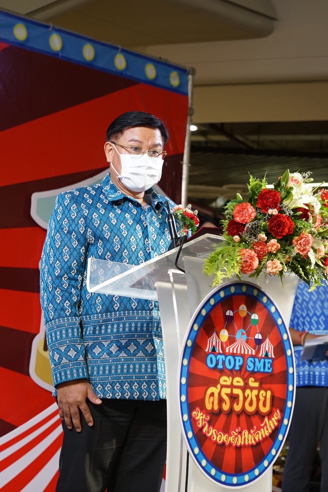 พช.สุราษฎร์ธานี เปิดตัวงาน OTOP SME ศรีวิชัย สร้างรอยยิ้มให้คนไทย อย่างยิ่งใหญ่