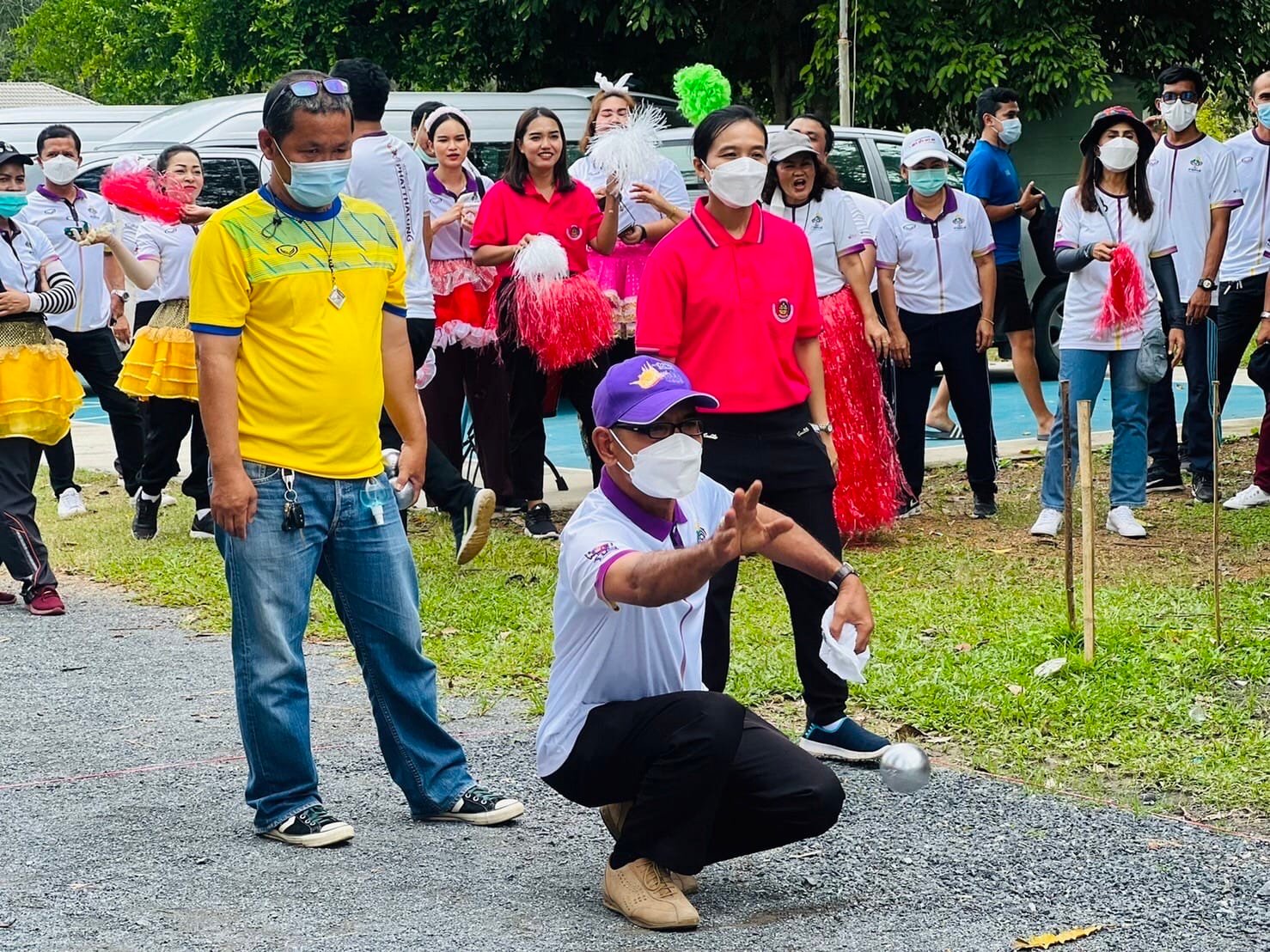 พช.สุราษฎร์ฯ สู้สุดตัว..เชียร์ขาดใจ กีฬาสานสัมพันธ์น้องพี่ 60 ปี พช.