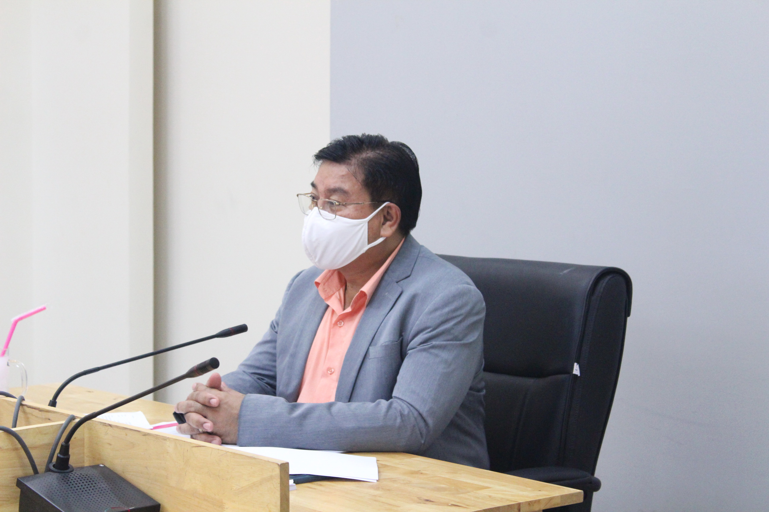 พช.สุราษฎร์ฯ จัดประชุมคณะทำงานบริหารการจัดเก็บข้อมูล (จปฐ.) ระดับจังหวัด และ รับรองผลการจัดเก็บข้อมูลความจำเป็นพื้นฐาน (จปฐ.) ปี พ.ศ.2565 จังหวัดสุราษฎร์ธานี