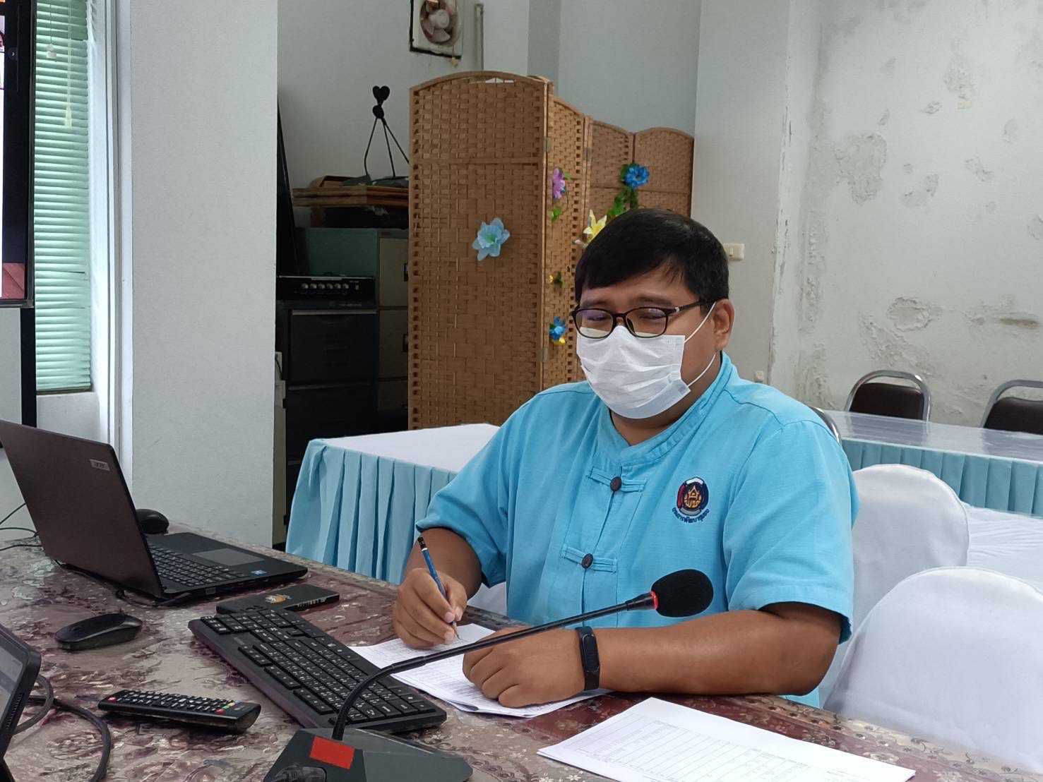 พช.สุราษฎร์ธานี ประชุมติดตามผลการใช้จ่ายงบประมาณตามแผนการใช้จ่ายประจำปีงบประมาณ พ.ศ. 2566 ครั้งที่ 1/2566