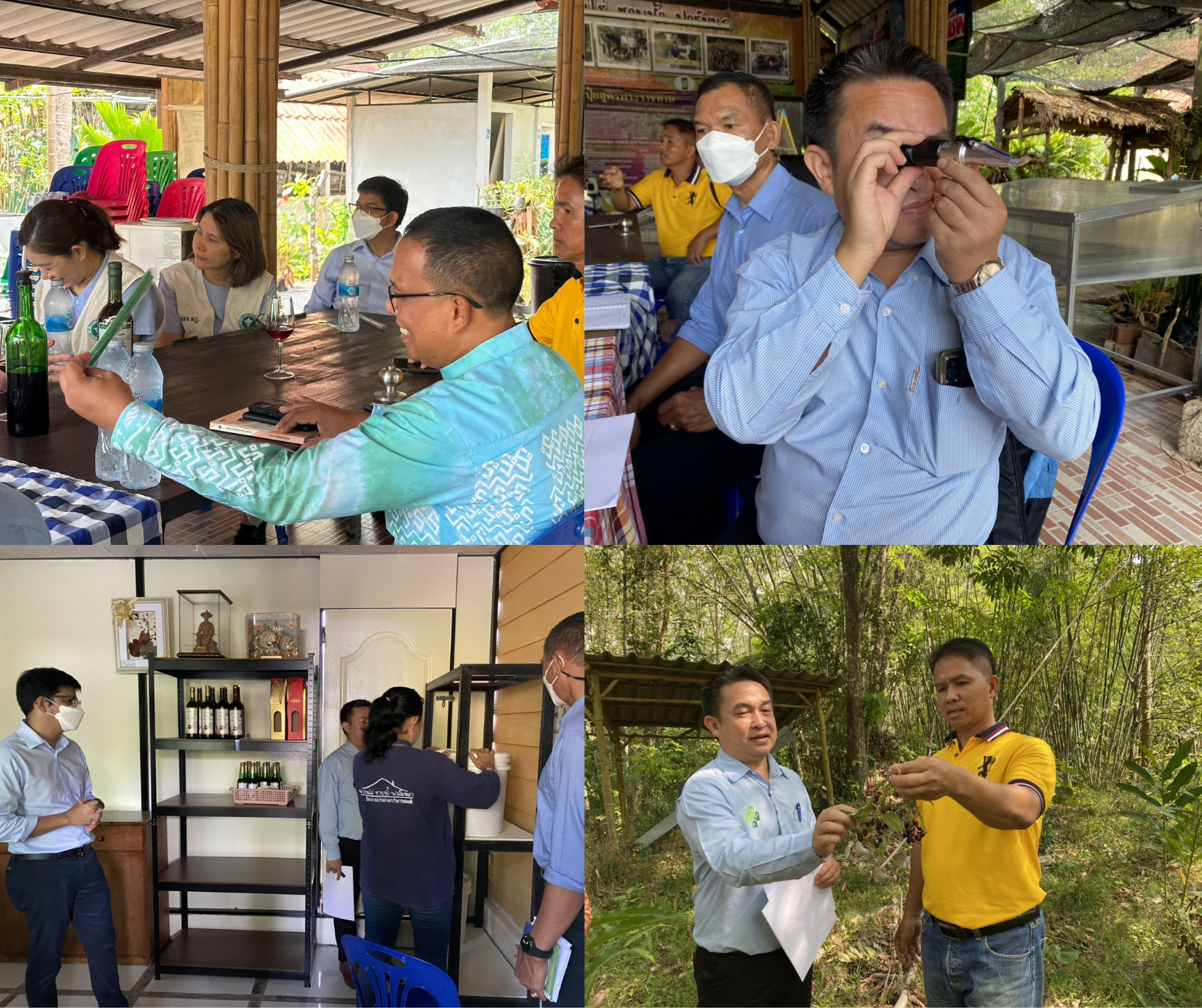 คณะกรรมการเครือข่าย KBO สุราษฎร์ธานี ลงพื้นที่เร่งพัฒนาผลิตภัณฑ์ OTOP ภายใต้โครงการ KBO ในวันที่ 3