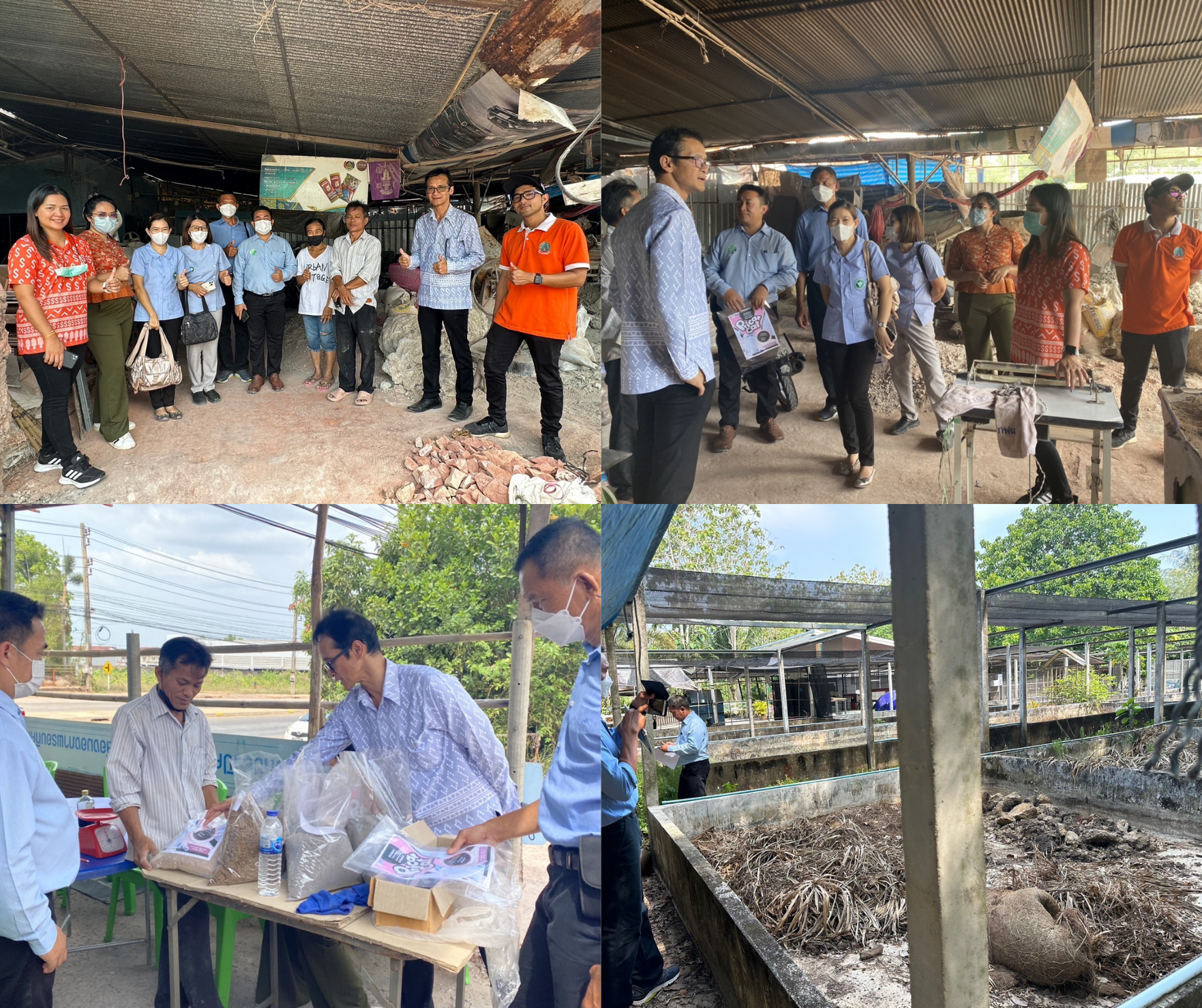 คณะกรรมการเครือข่าย KBO สุราษฎร์ธานี ลงพื้นที่เร่งพัฒนาผลิตภัณฑ์ OTOP ภายใต้โครงการ KBO ในวันที่ 3