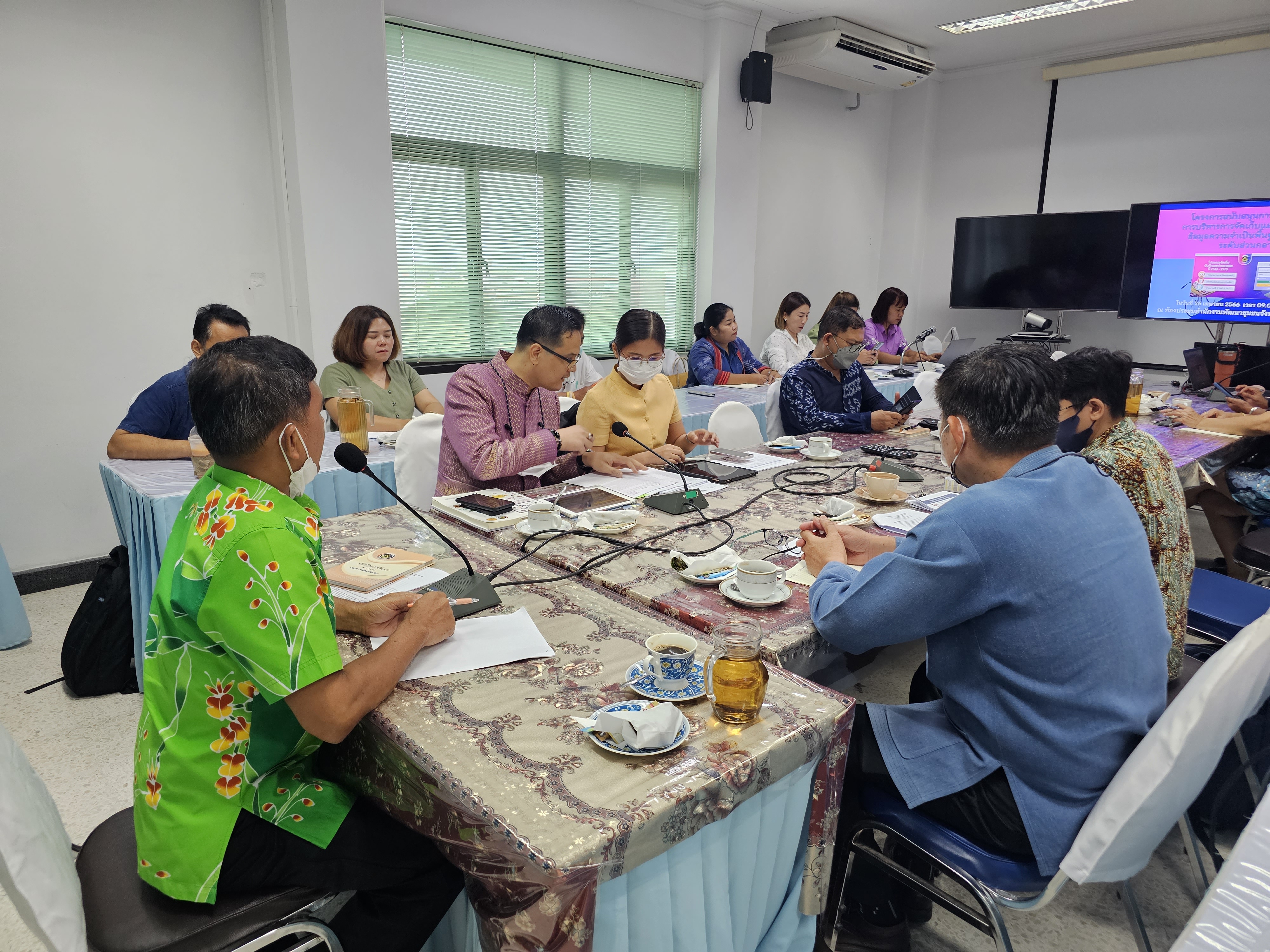 พช.สุราษฎร์ ต้อนรับคณะติดตามและสนับสนุนการบริหารการจัดเก็บข้อมูล จปฐ.จากส่วนกลาง