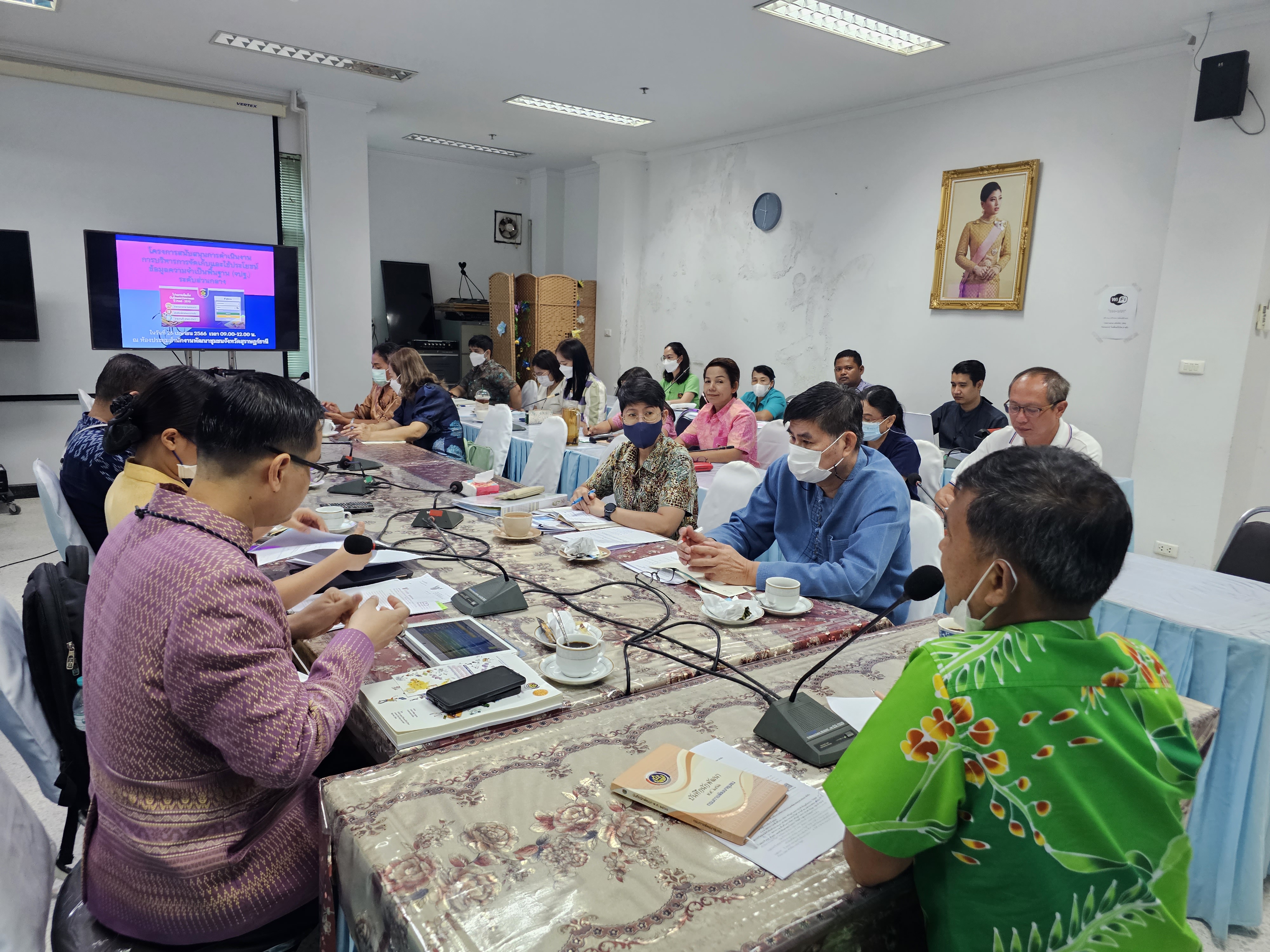 พช.สุราษฎร์ ต้อนรับคณะติดตามและสนับสนุนการบริหารการจัดเก็บข้อมูล จปฐ.จากส่วนกลาง