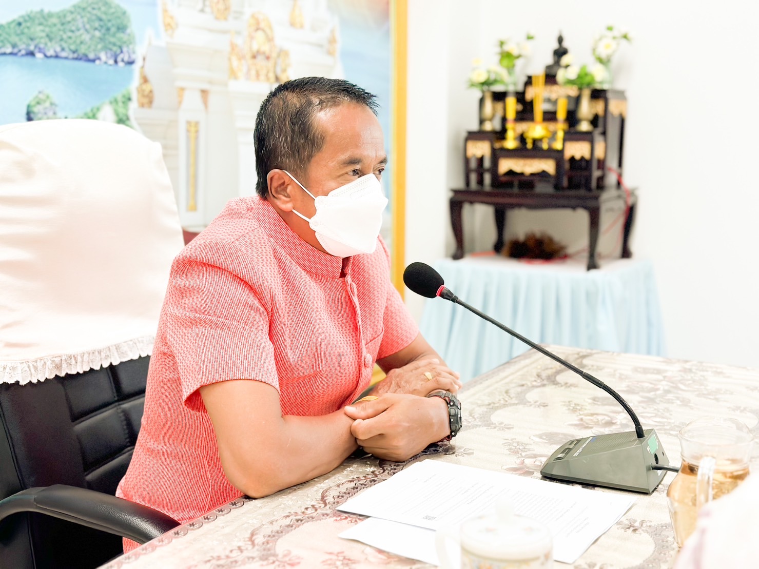 พช.สุราษฎร์และเครือข่าย OTOP ภาคใต้ /สุราษฎร์ธานี รวมทับ ขับเคลื่อนงาน OTOP ทั่วไทย ร่วมใจ @สุราษฎร์ธานี หน้าศาลากลางจังหวัด