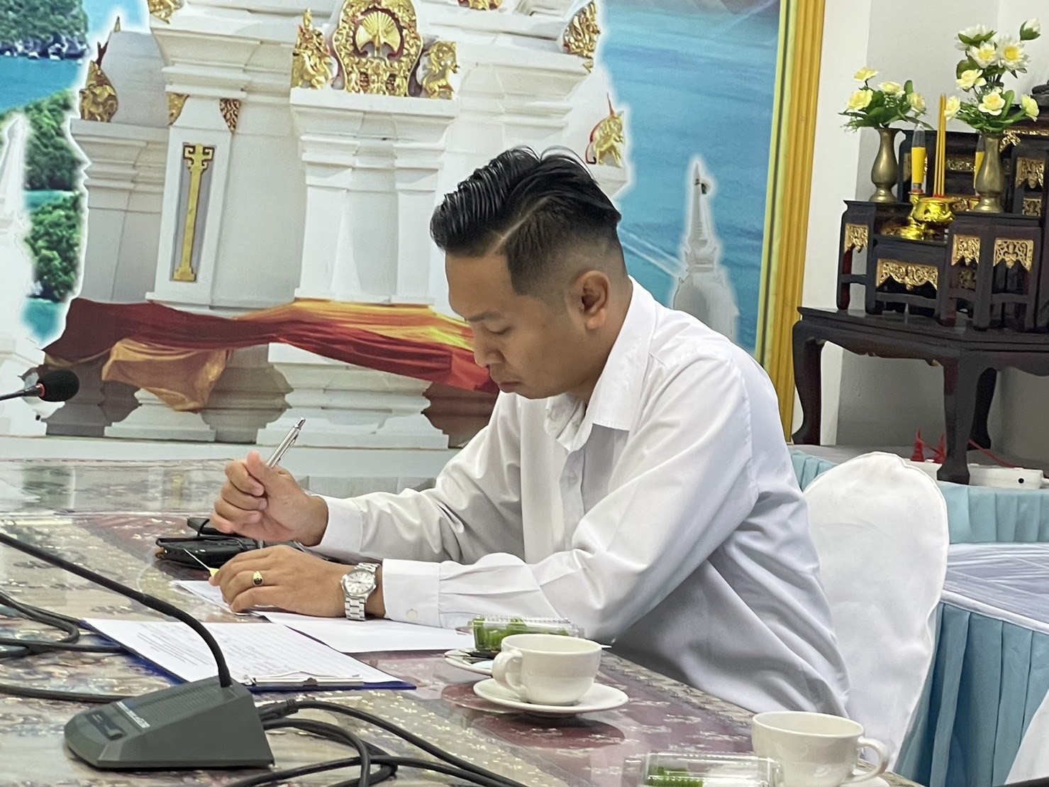 พัฒนาการจังหวัดนั่งหัวโต๊ะตัดสินสื่อประชาสัมพันธ์นักสื่อสารสังคม