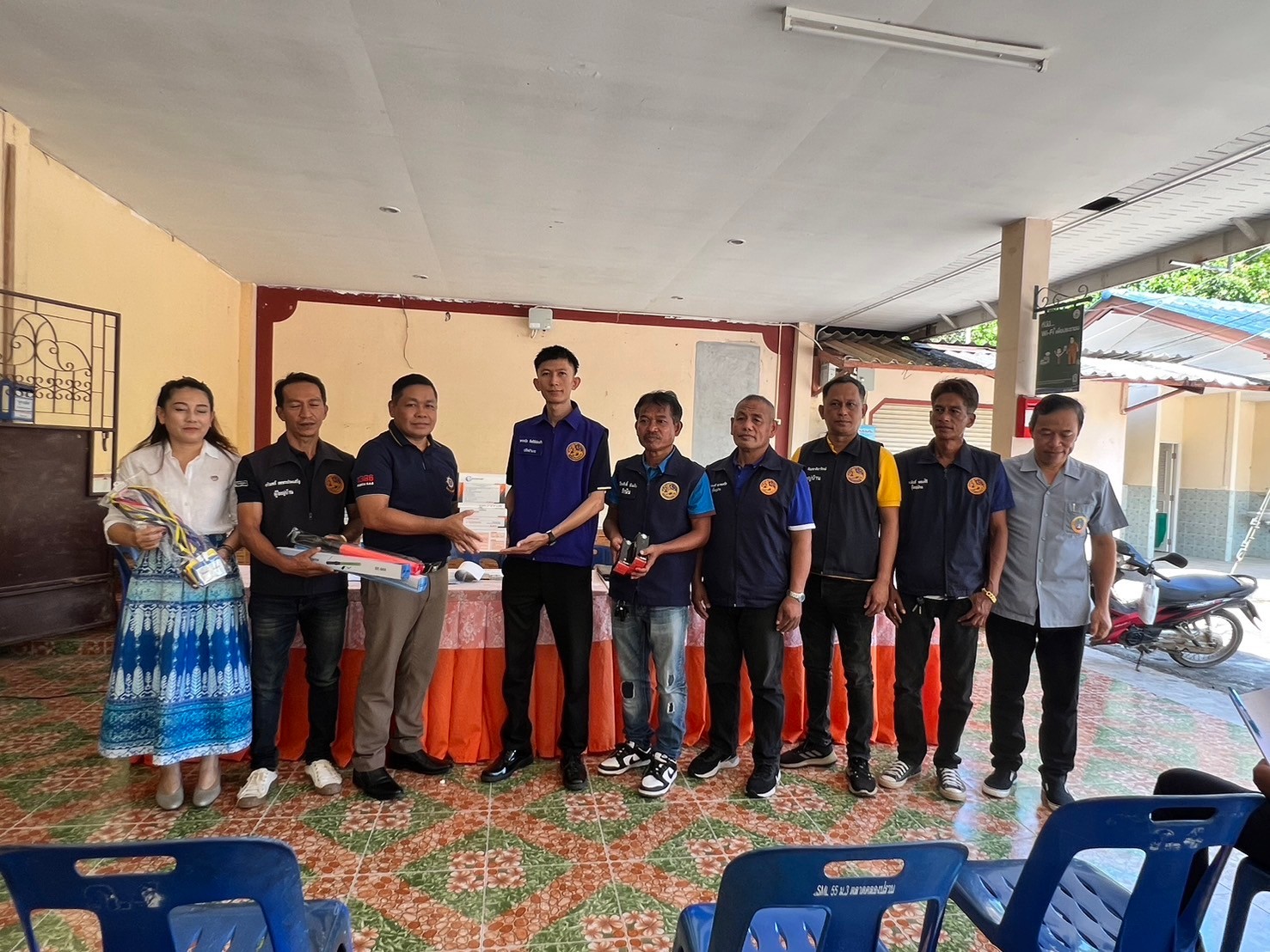 ชรบ. ตำบลต้นแบบ ฝึกเข้ม! ยกระดับความปลอดภัย ป้องกันยาเสพติด