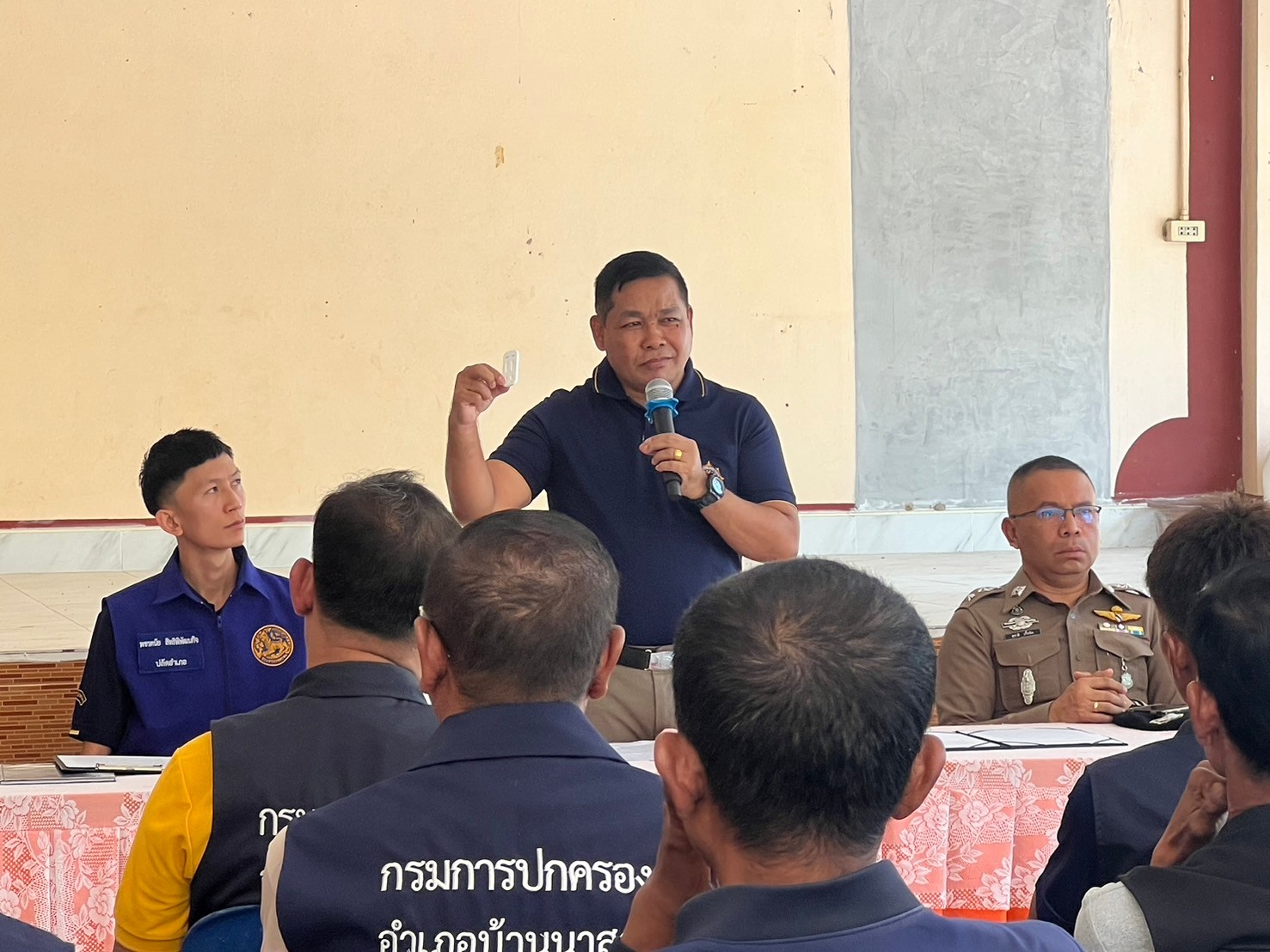 ชรบ. ตำบลต้นแบบ ฝึกเข้ม! ยกระดับความปลอดภัย ป้องกันยาเสพติด