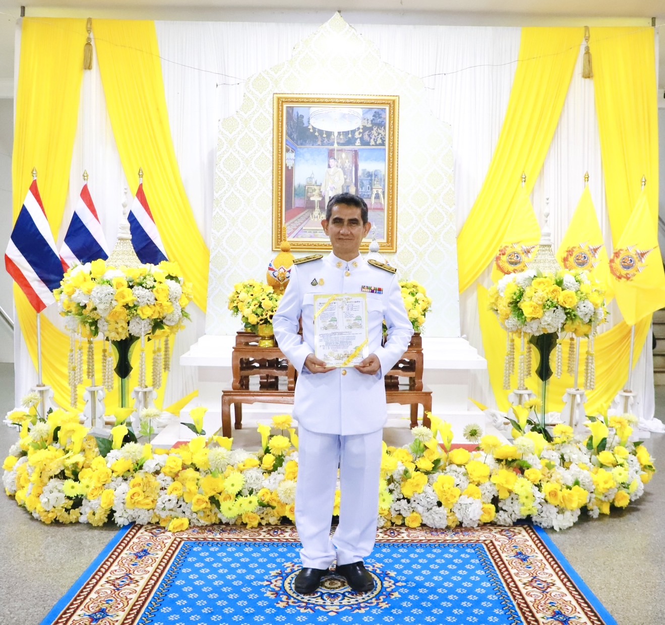 พช.สุราษฎร์ เข้ารับพระราชทานแผ่นธรรมนาวา “วัง”