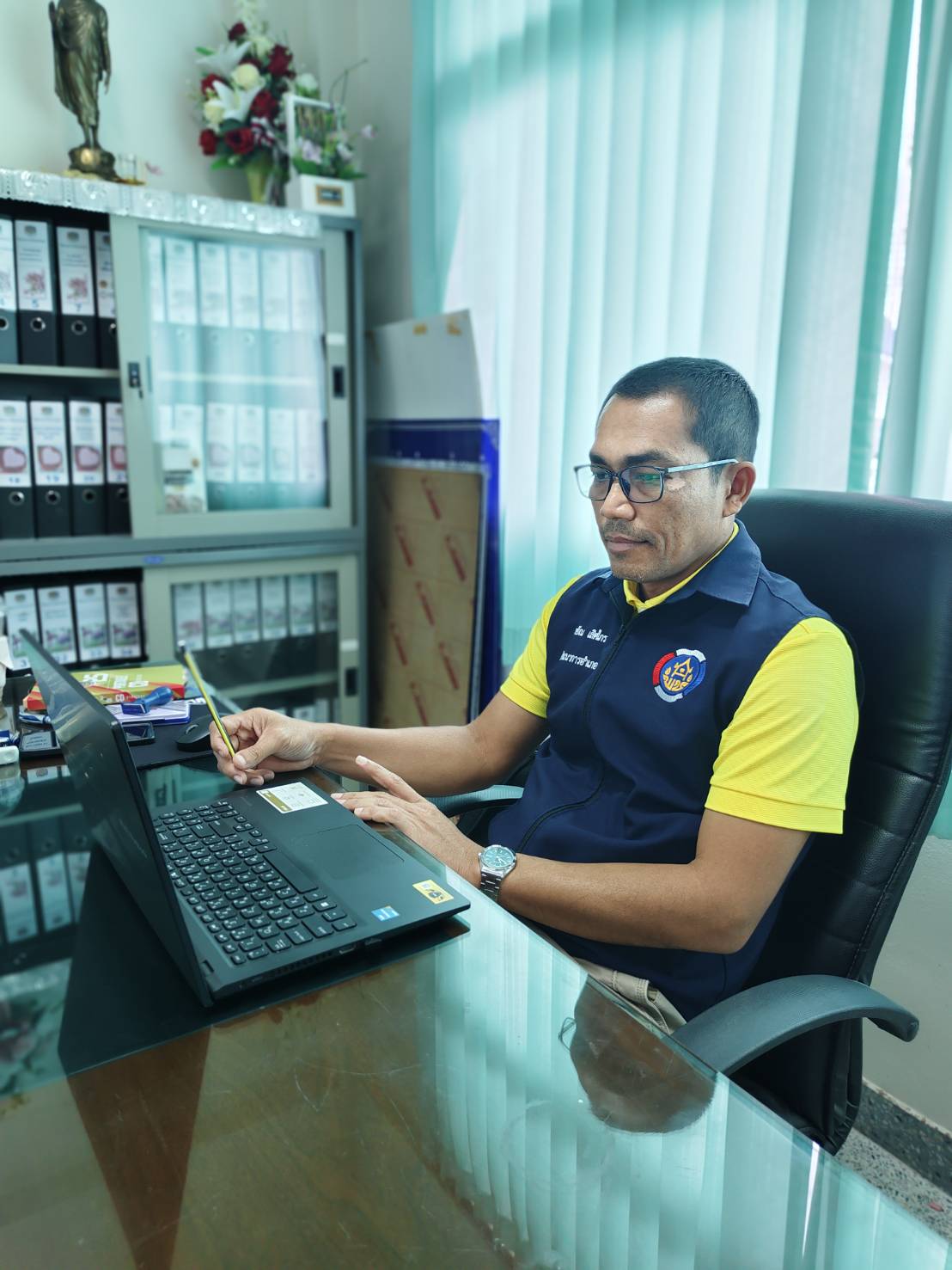 📣พช.สุราษฎร์ธานี📣 ร่วมรับการประชุมกรมการพัฒนาชุมชน ครั้งที่ 3/2568