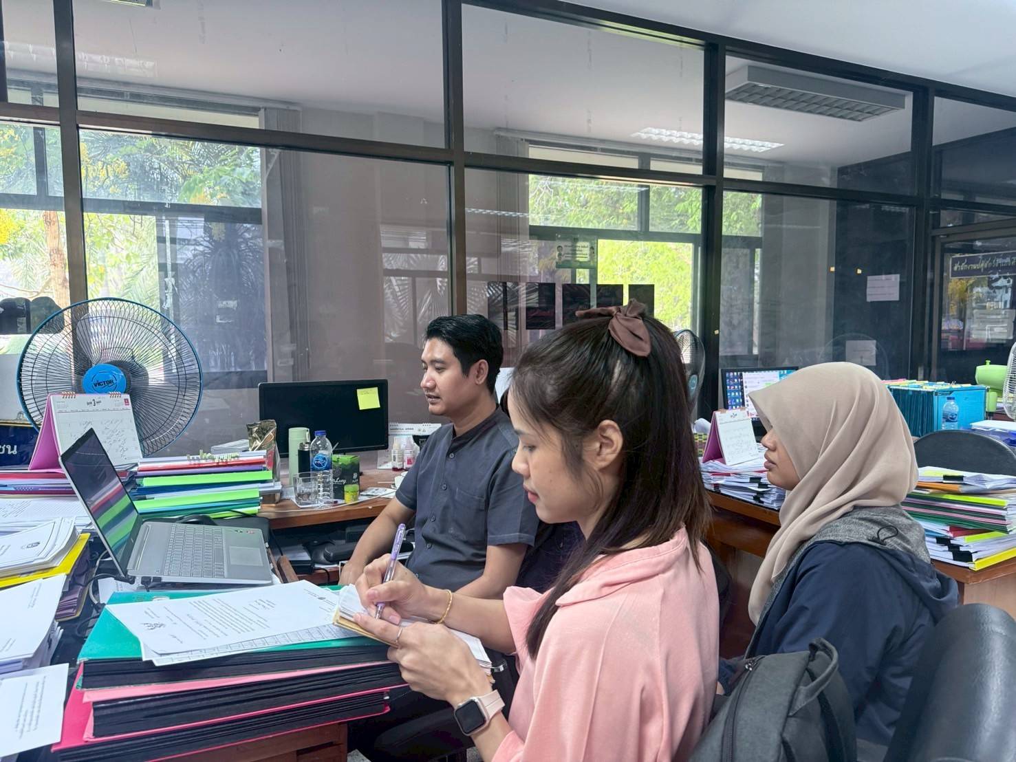 📣พช.สุราษฎร์ธานี📣 ร่วมรับการประชุมกรมการพัฒนาชุมชน ครั้งที่ 3/2568