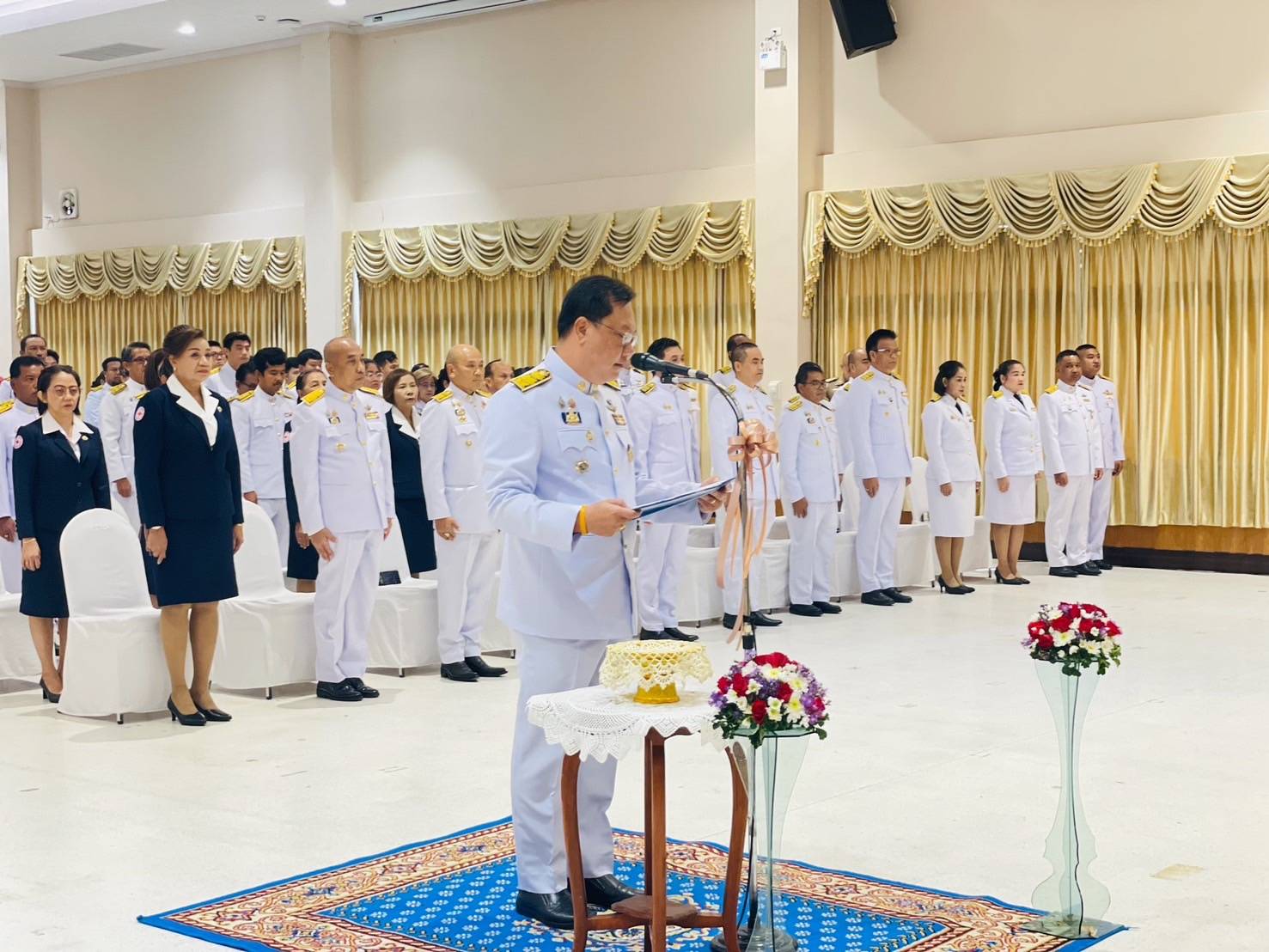 พช.สุราษฎร์ธานี ร่วมงานรัฐพิธี วันที่ระลึก “พระบาทสมเด็จพระนั่งเกล้าเจ้าอยู่หัว พระมหาเจษฎาราชเจ้า”